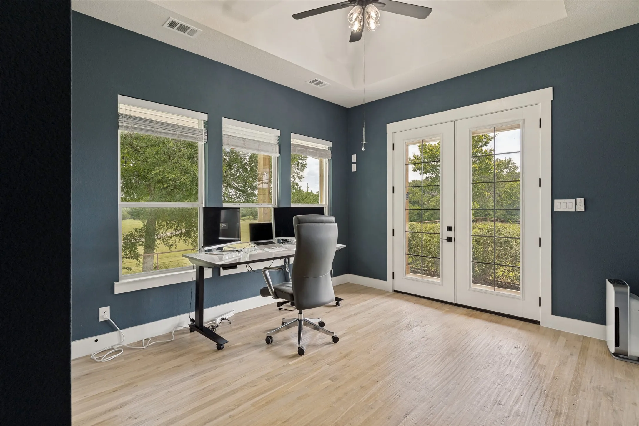 Front Facing, Patio Access office/bedroom