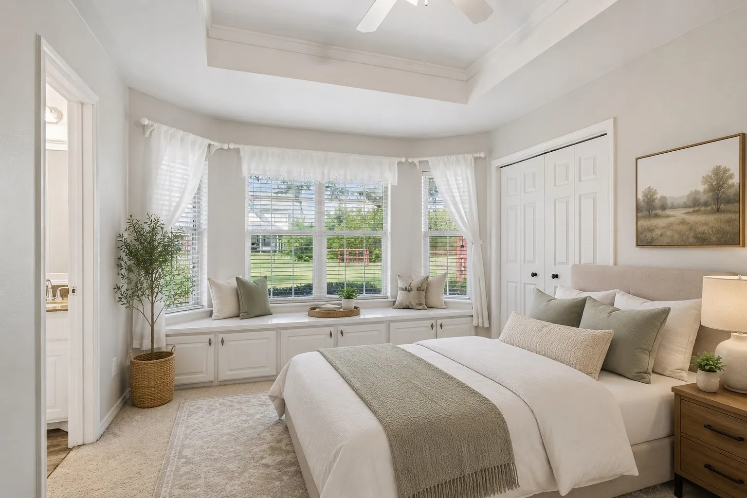 Bedroom - virtually staged
