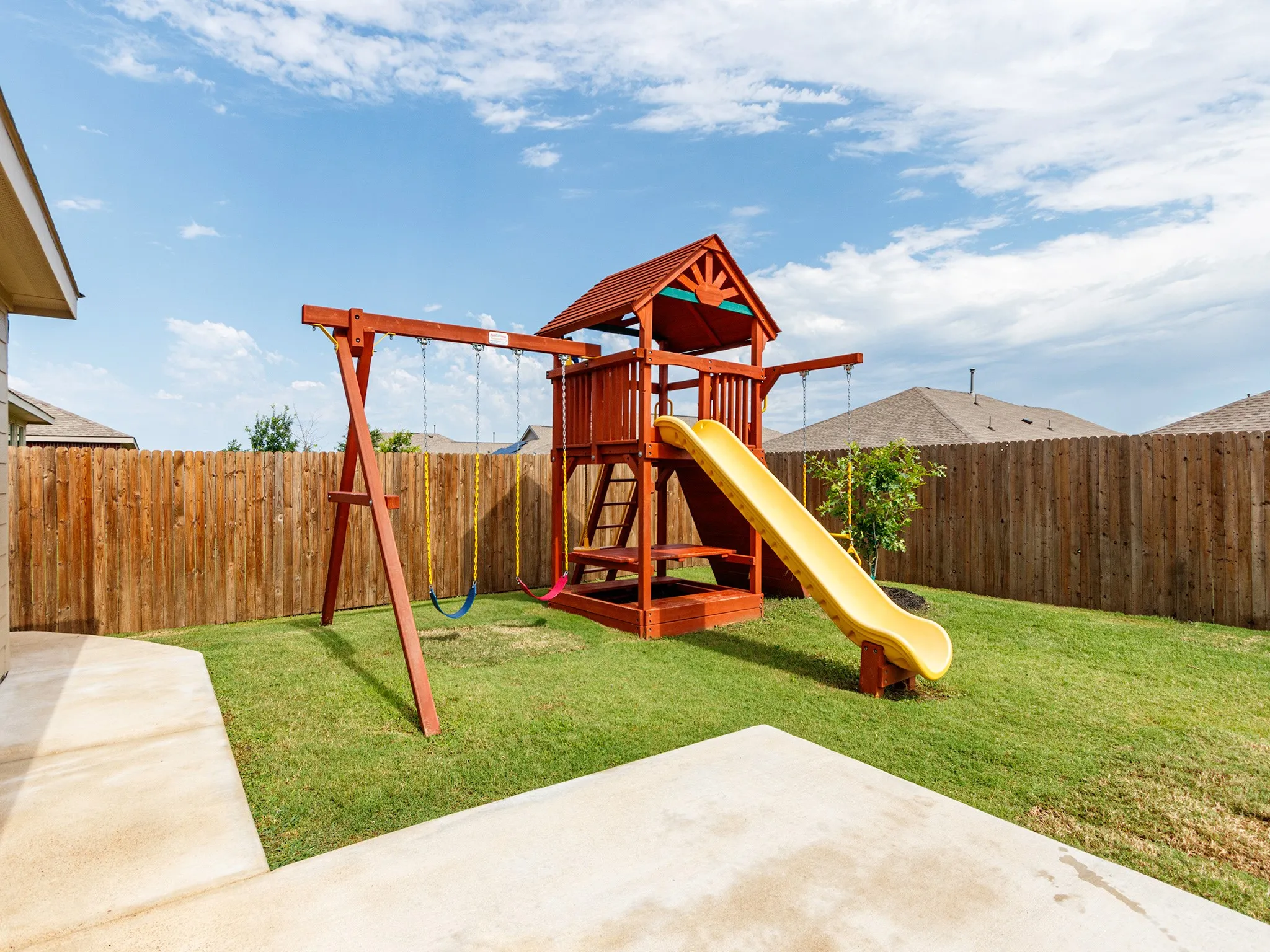 Located in backyard and is negotiable!