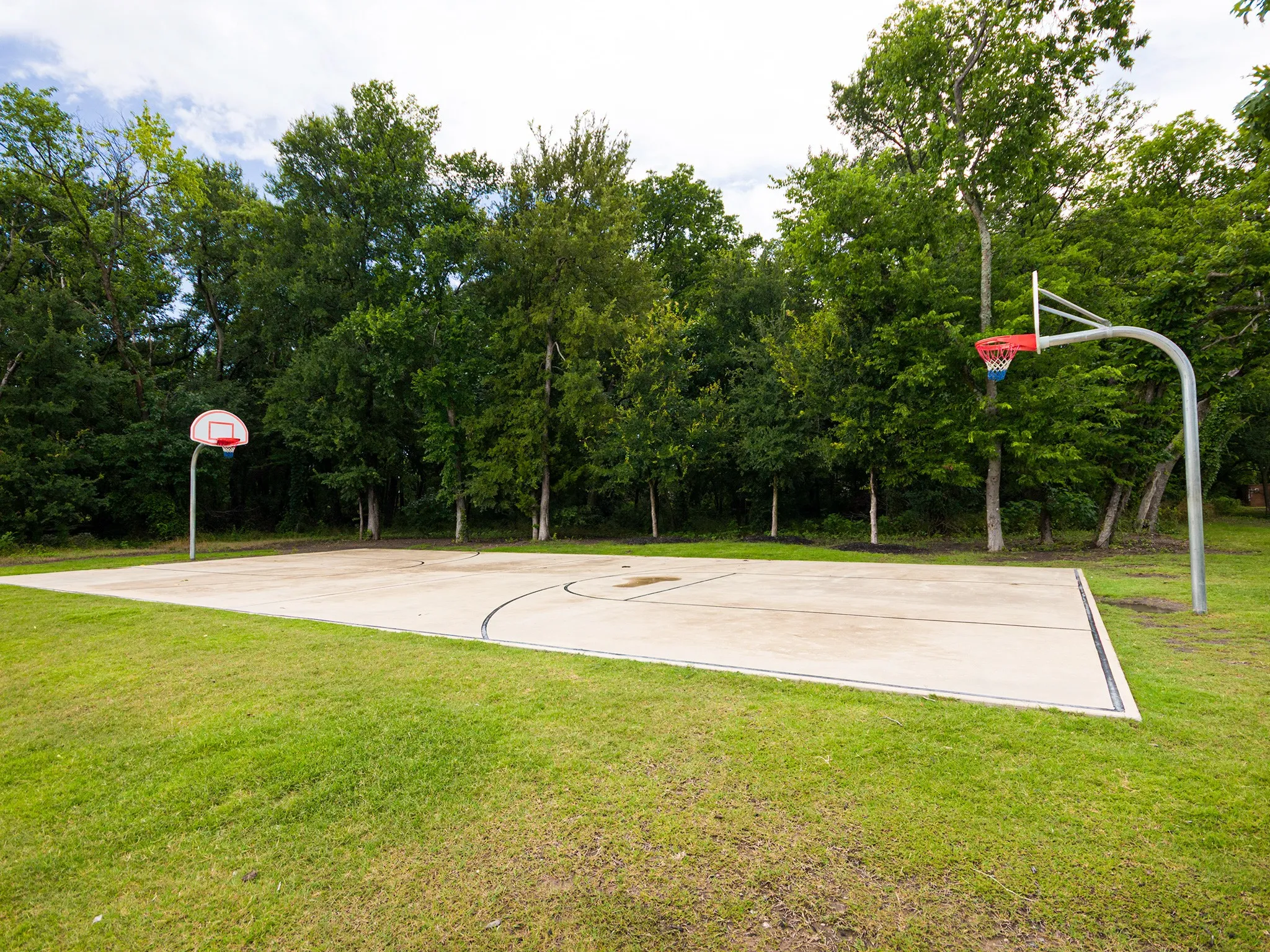 Community basketball court within walking distance.