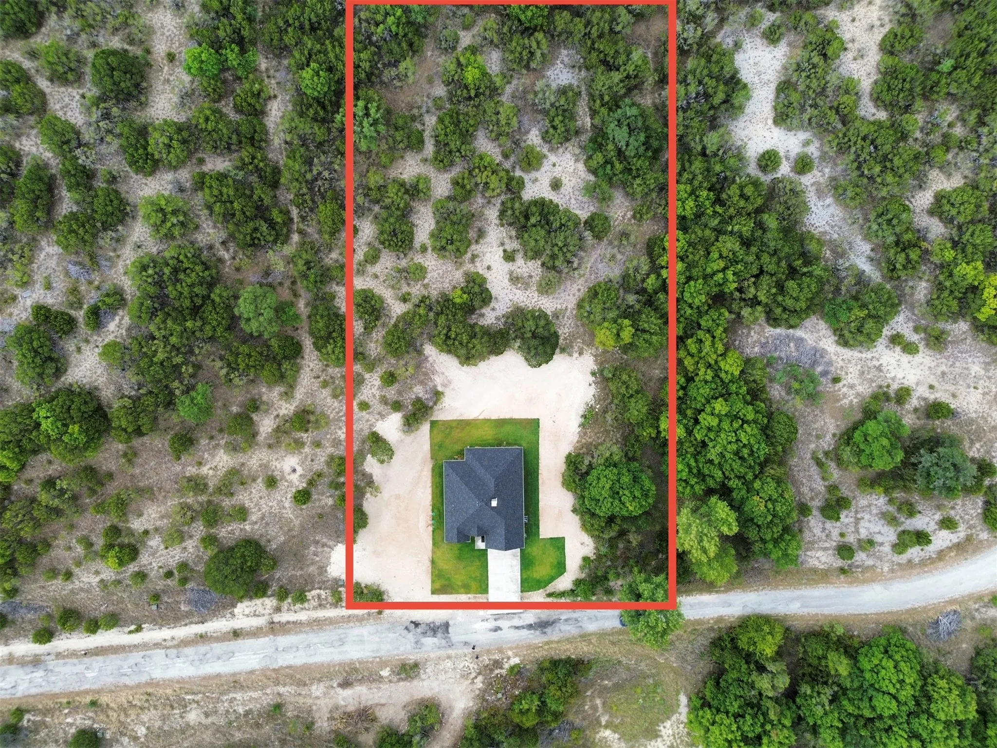 Approximate property lines