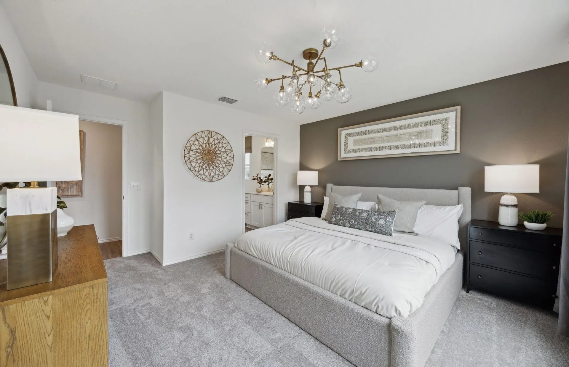 *Model Representation - Spacious owner's suite with private bath
