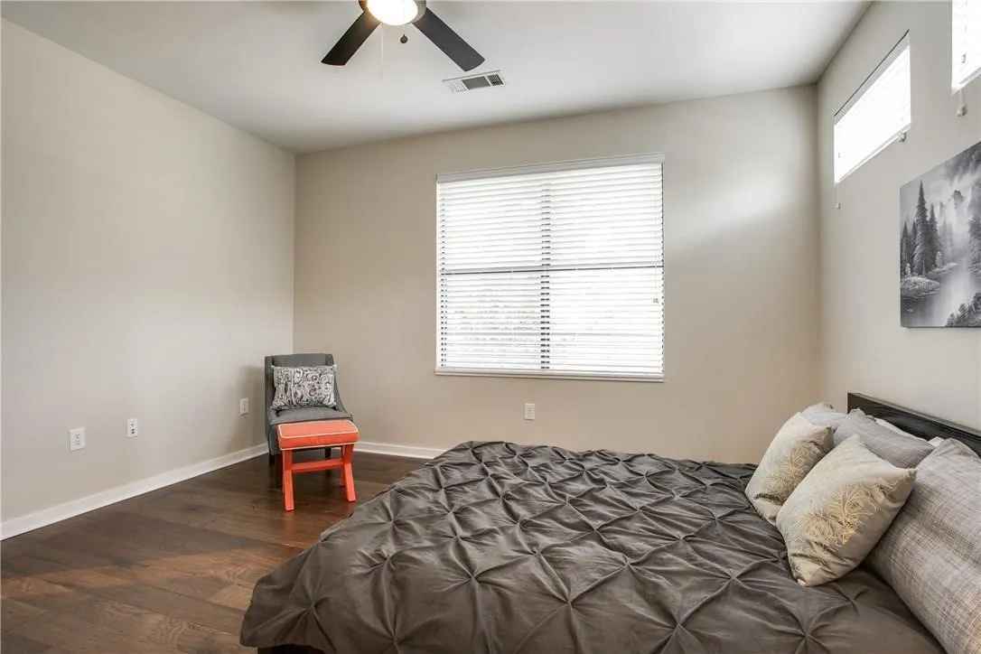 Expansive bedroom with walk-in closet