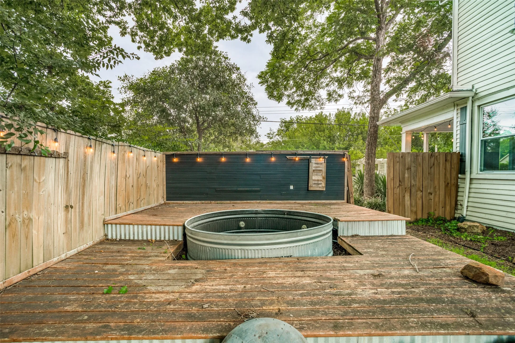 PREVIOUSLY USES AS A COCKTAIL POOL