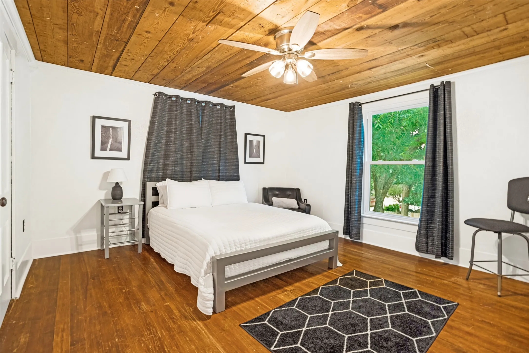 ABUNDANT LIGHTING AND SHIPLAP CEILING