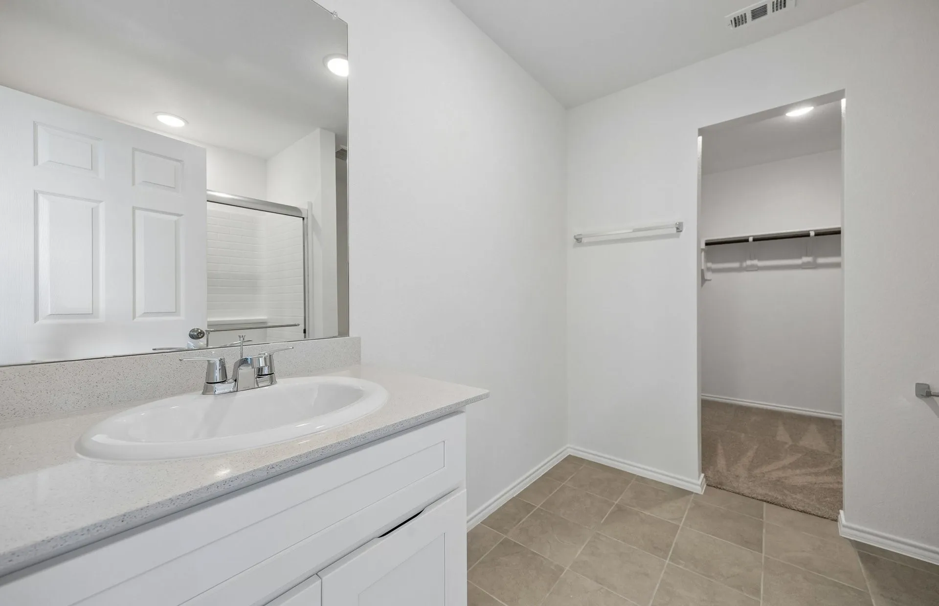 *Floorplan representation, not actual home - Owner's private bath with lots of counter space