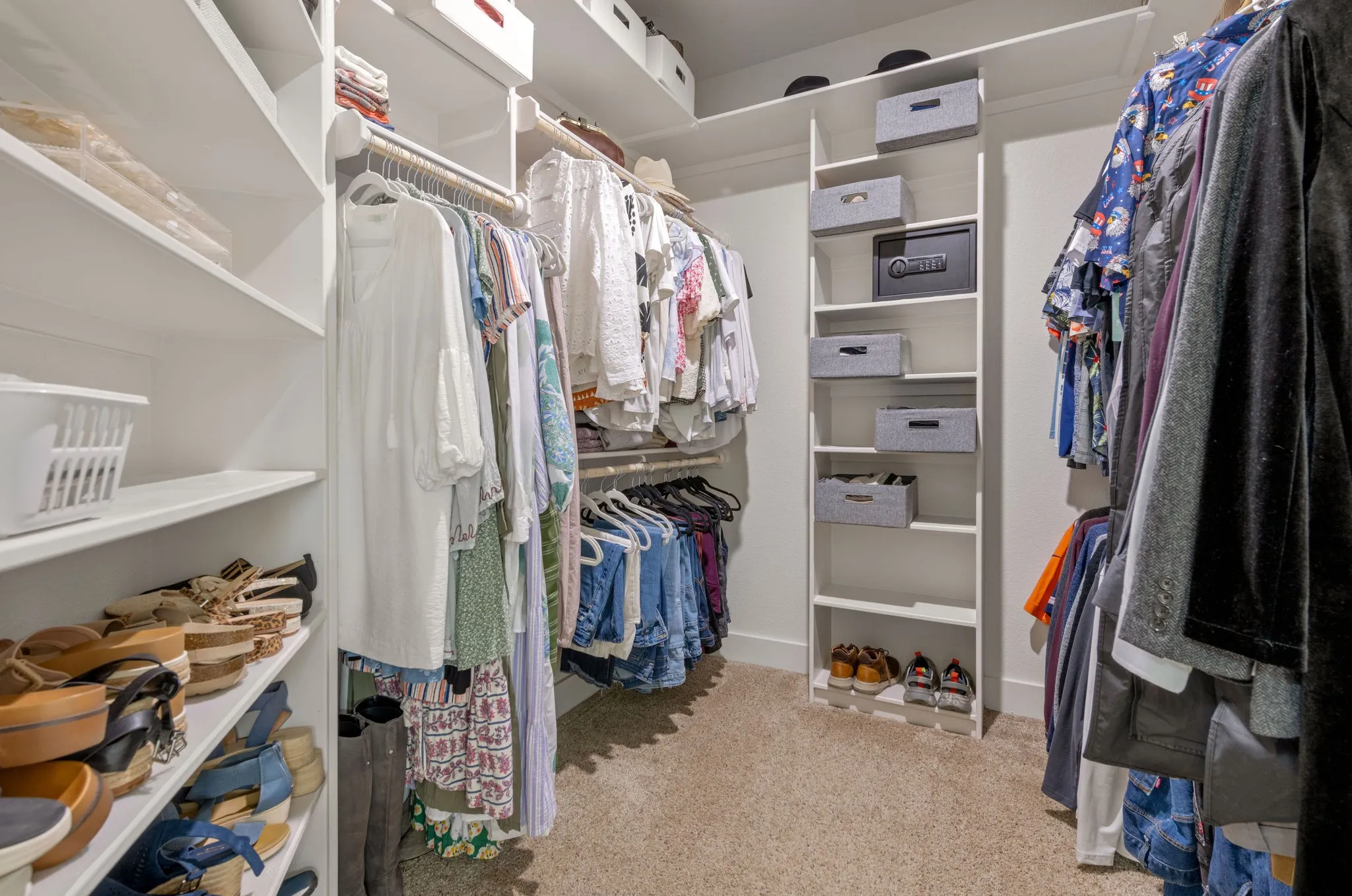 Primary closet