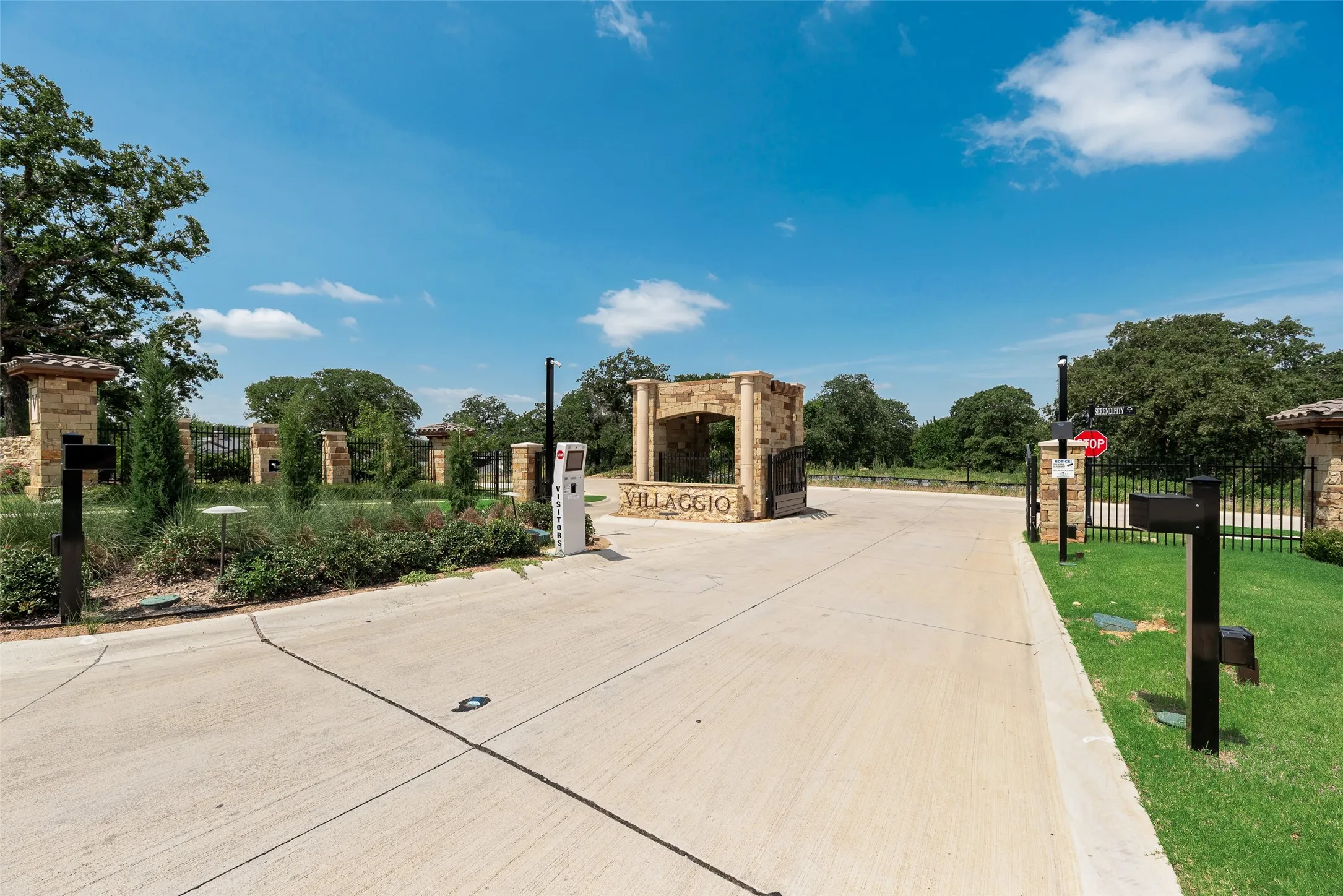 Gated entrance