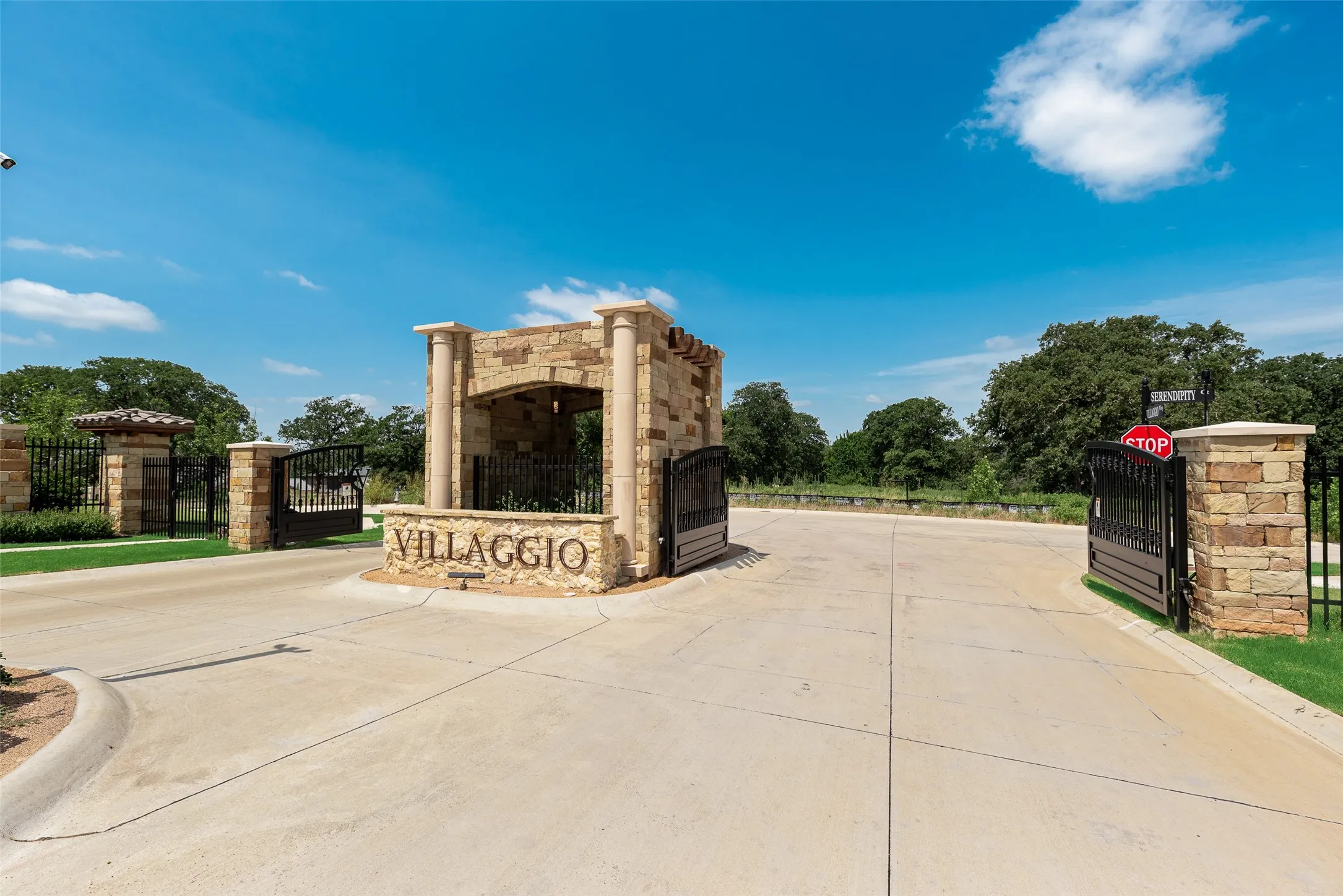 Gated entrance