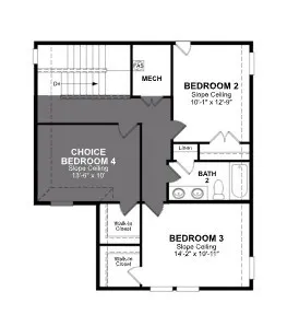 Beazer Homes Churchill Cactus Floorplan.