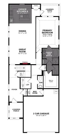 Beazer Homes Churchill Cactus Floorplan.
