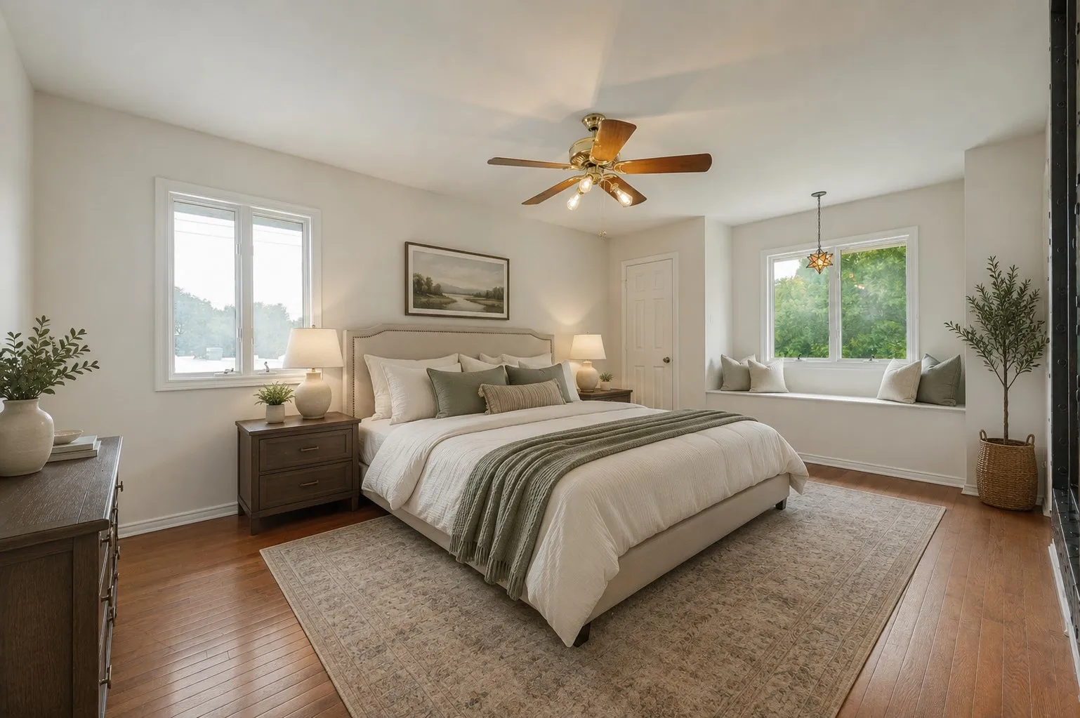 Guest Bedroom 2, (digitally staged)