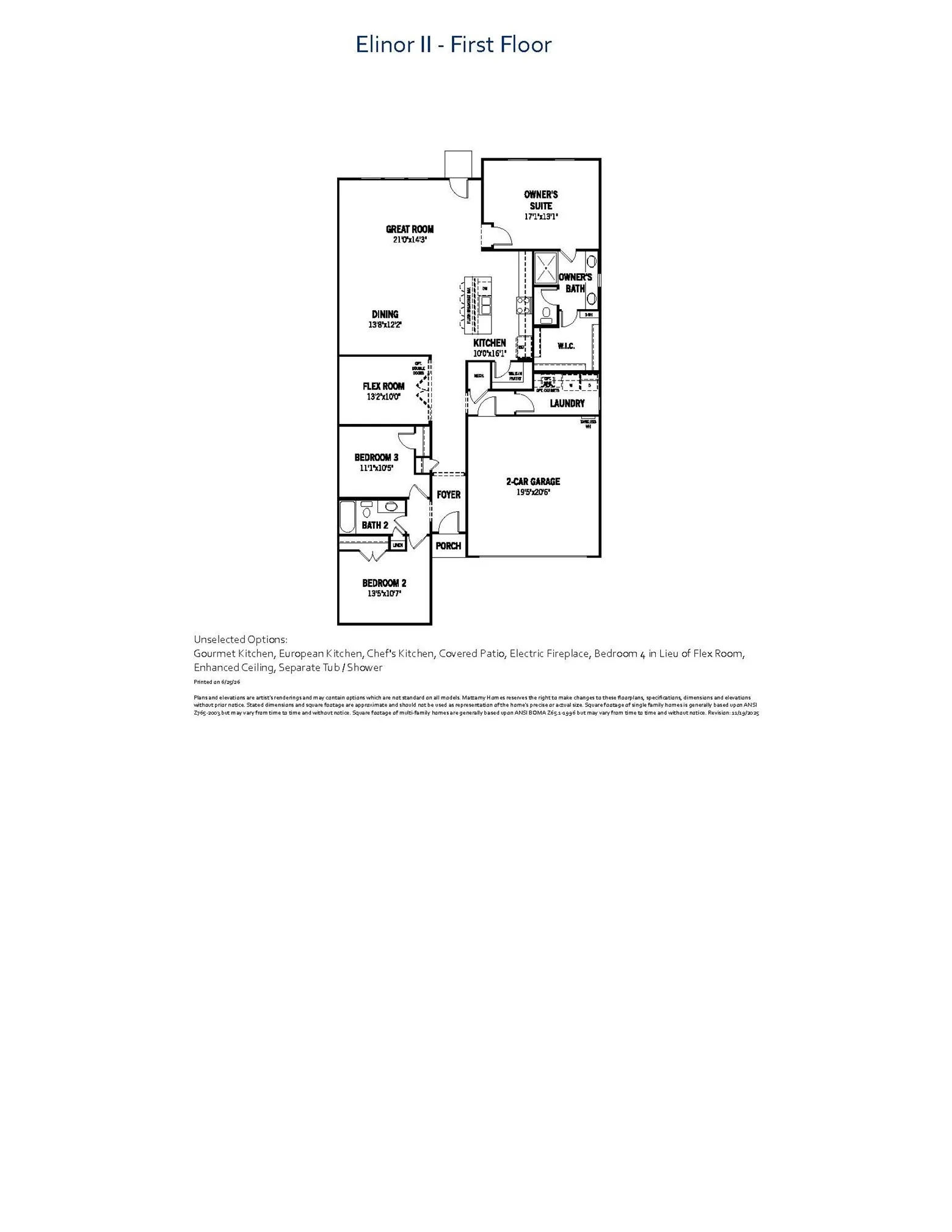 Elinor II - Floor Plan