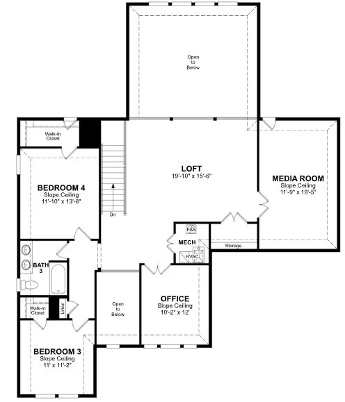 Beazer Homes Heath Golf and Yacht Club Lockhart Floorplan