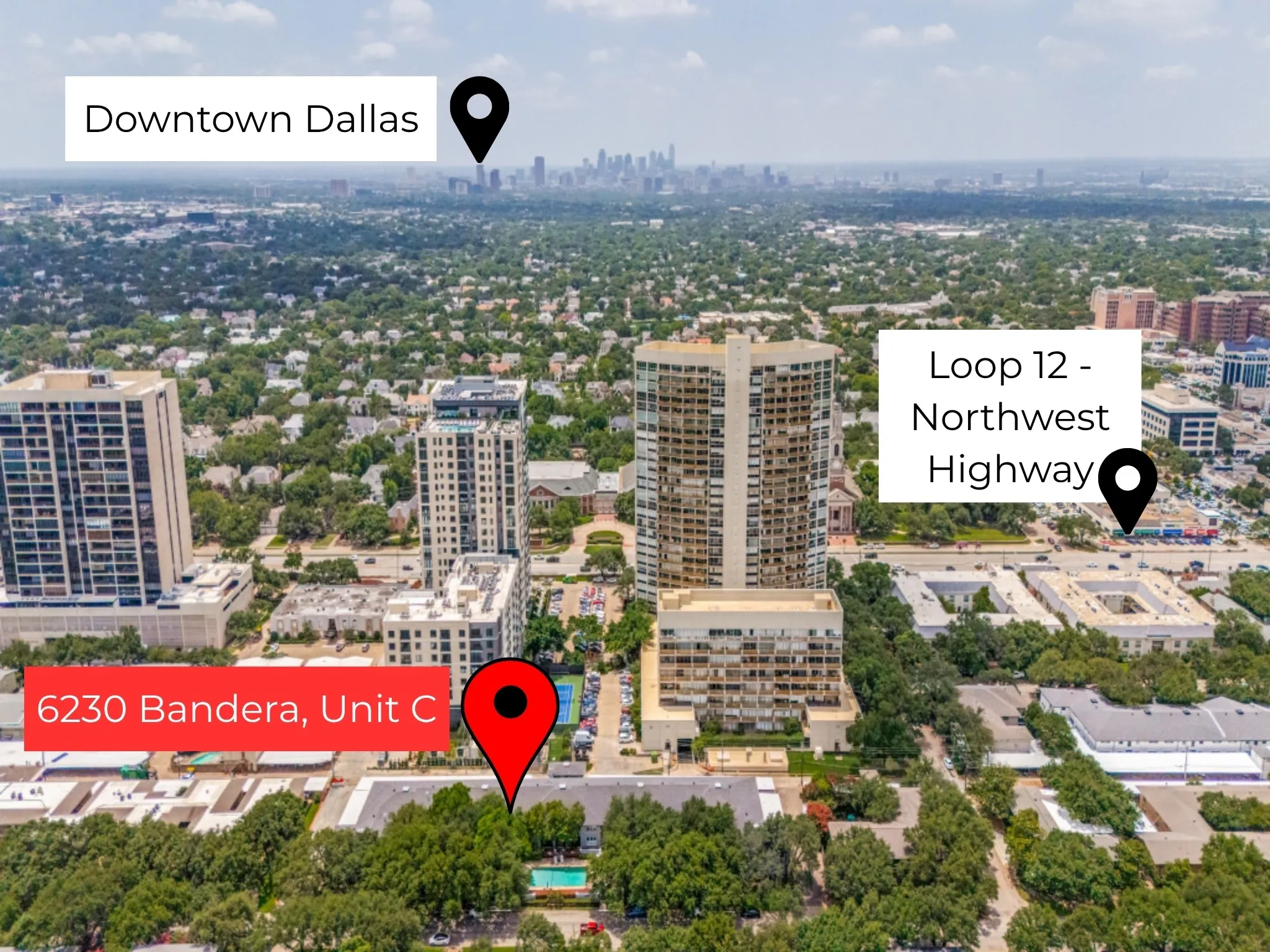 Wonderful location just minutes from Downtown Dallas, and just blocks from high-end shopping and dining along Northwest Highway. With Preston Center and NorthPark Center just blocks away you are surrounded by luxury.
