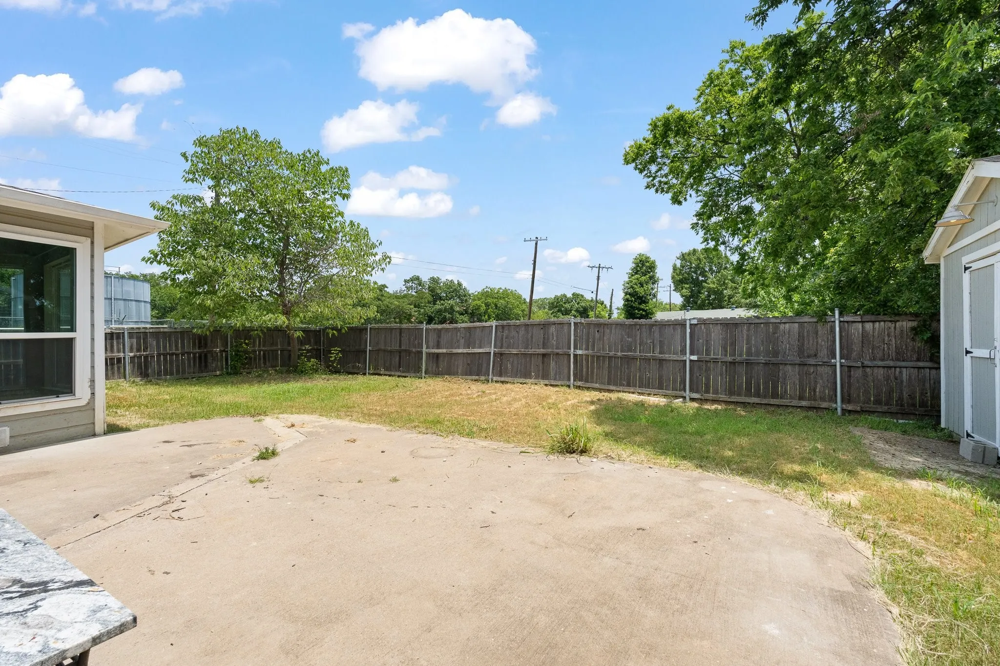 Back yard
