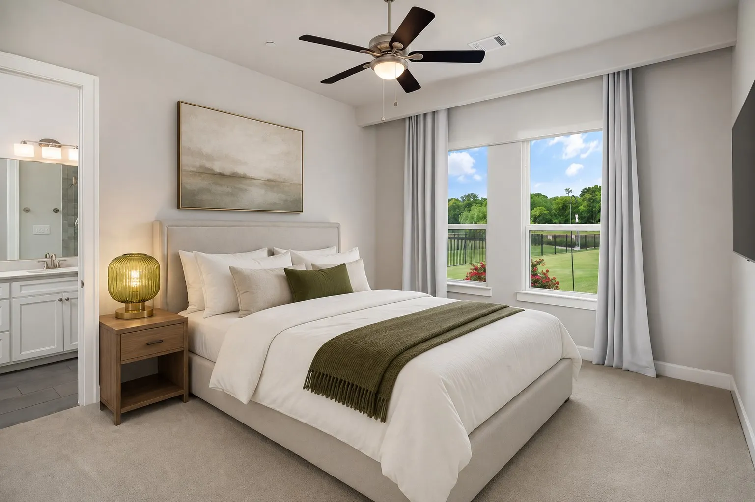 Room furniture is virtually staged.