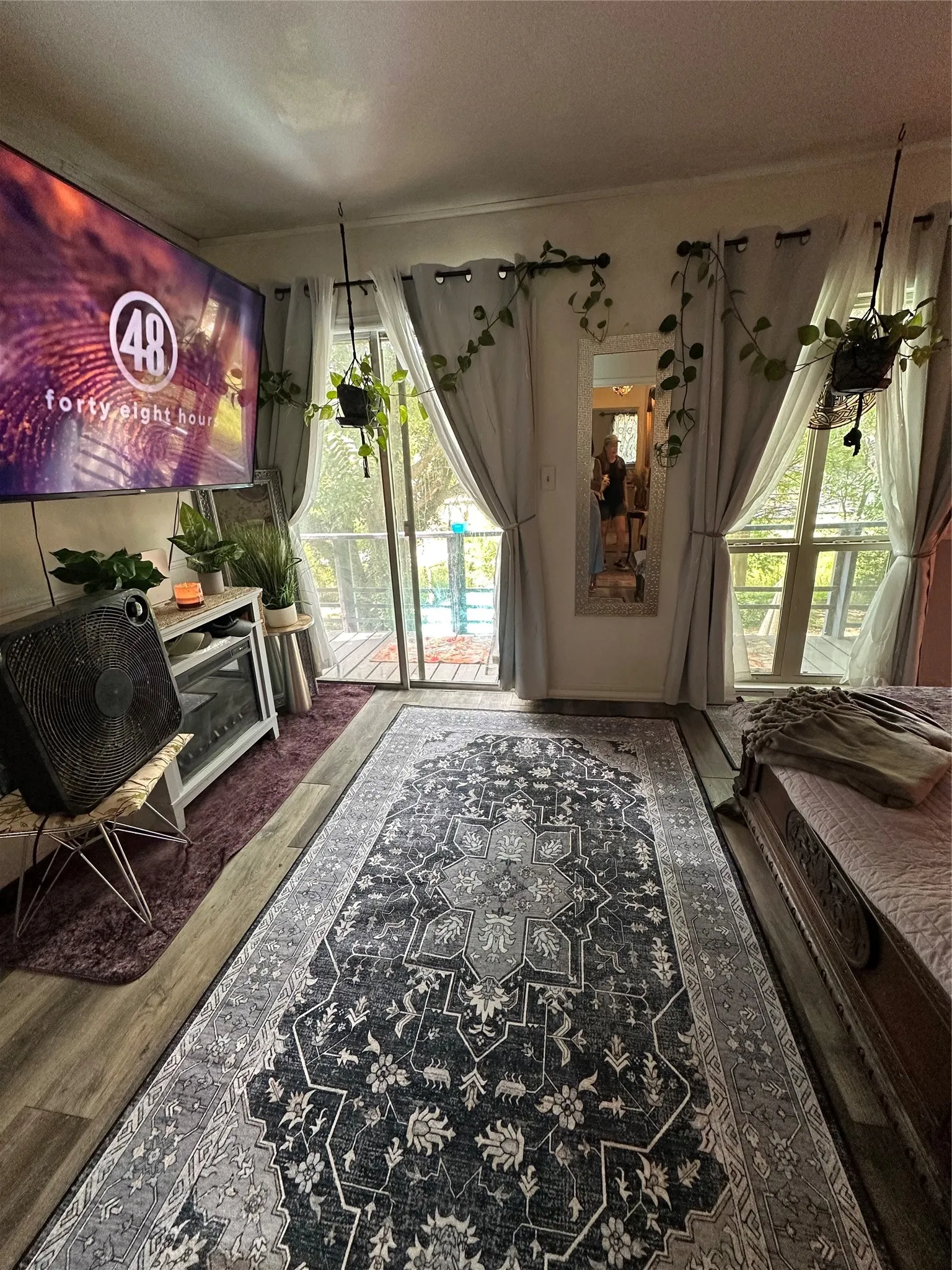 Spacious master bedroom