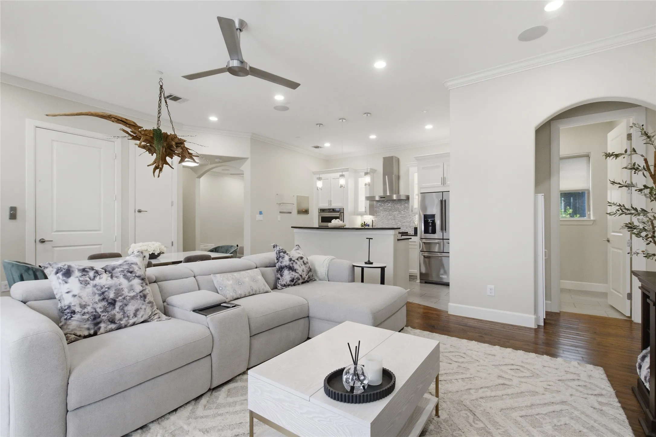 Living area with half-Bath