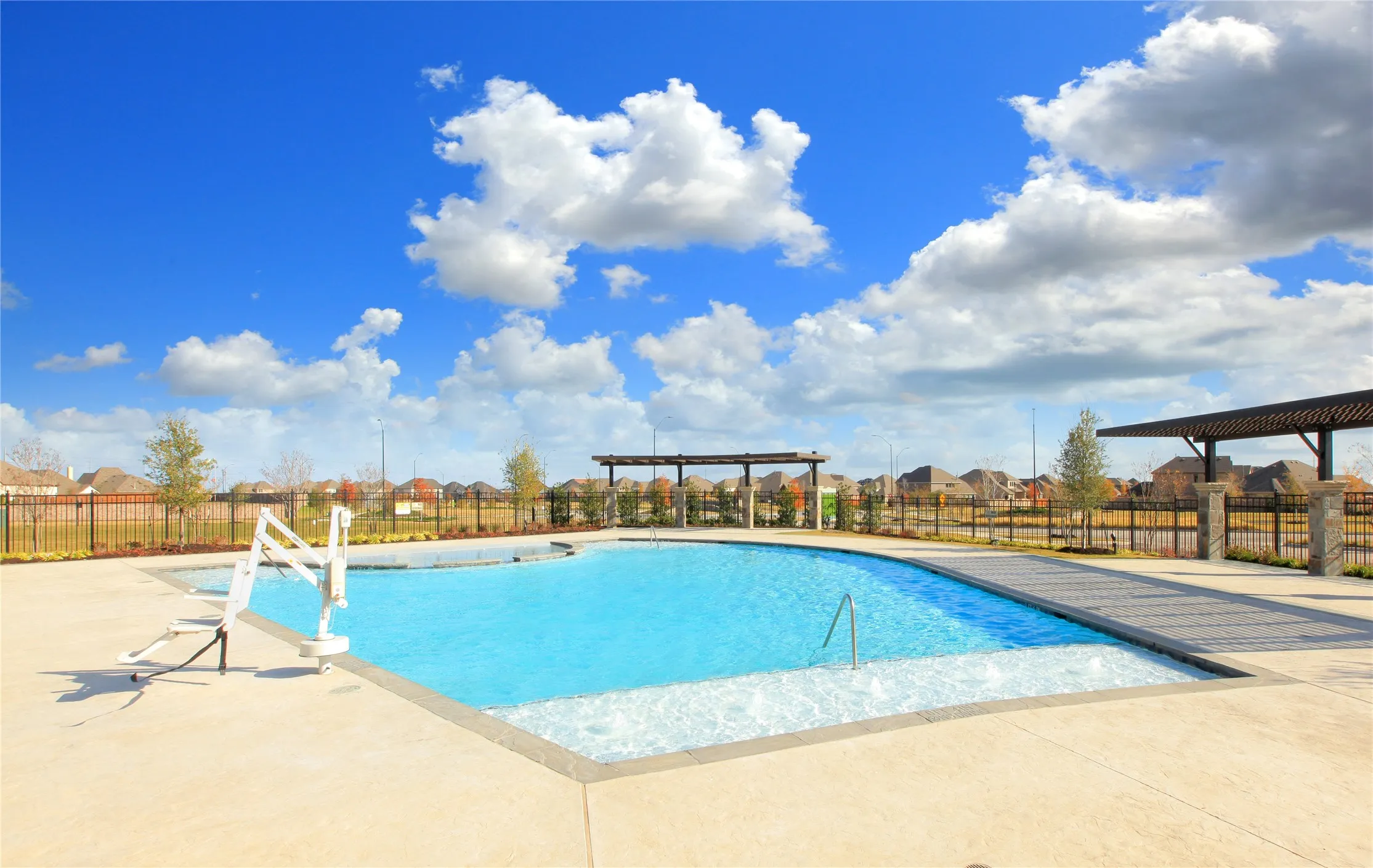Splash pool area