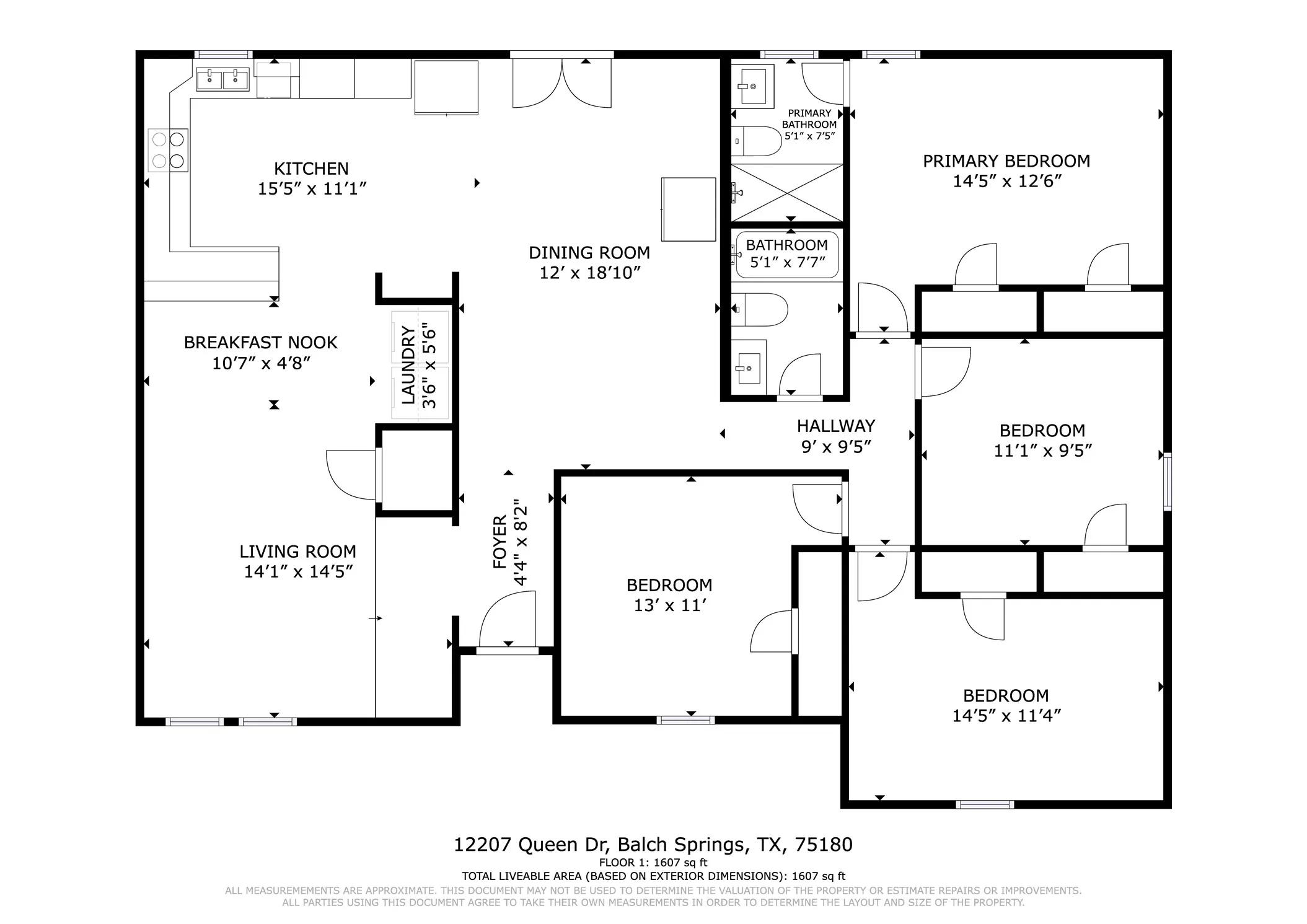 Single Family Residence For Sale in Dallas County , 12207 Queen Drive, Balch Springs, Texas 75180, 4 Bedroom, 2 Bathroom, Garage spaces, 1,612 Sqft, built in 1971, mls#21294231, Real Estate Agent in Balch Springs, Homes For Sale in Dallas county, Homes For Sale in Balch Springs, Realtor in Balch Springs Texas, Real Estate Brokerage Independent Realty Texas, Luminita Cordes Realtor