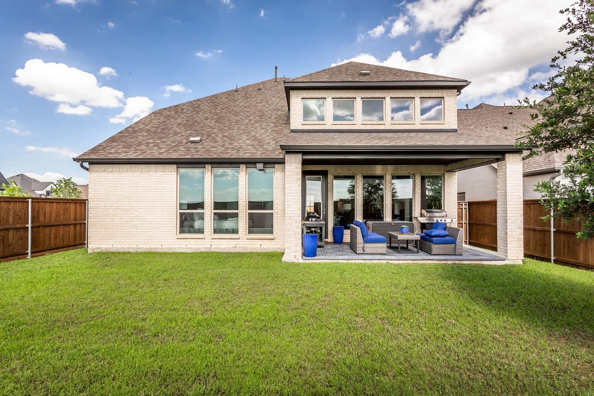 Back Yard & Covered Patio