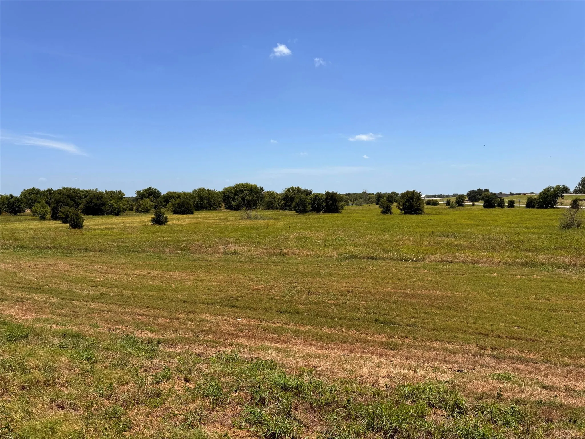 Property sits in the corner of FM 1391 and US Highway 175 Service Road. View from FM 1391.