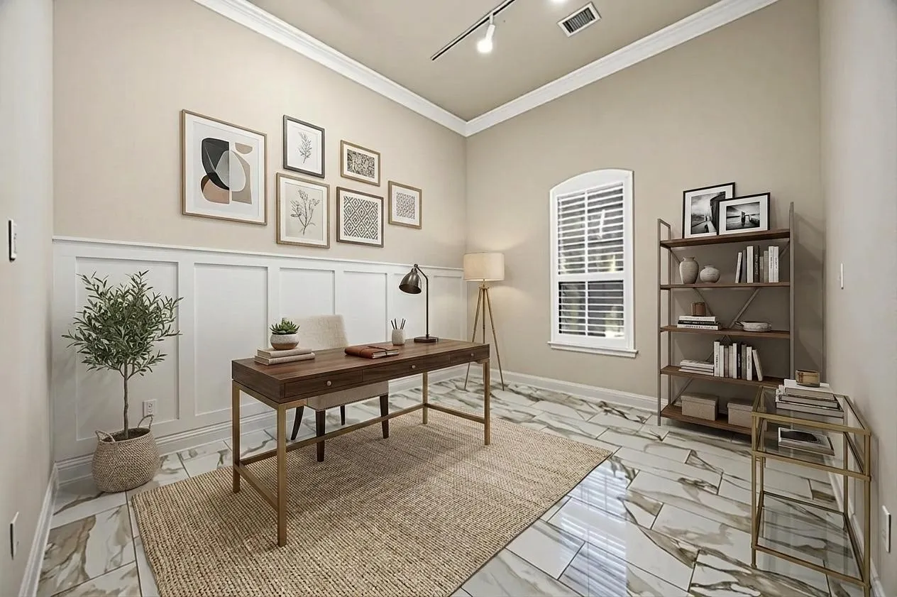 Virtually staged office. This can be prayer room too!