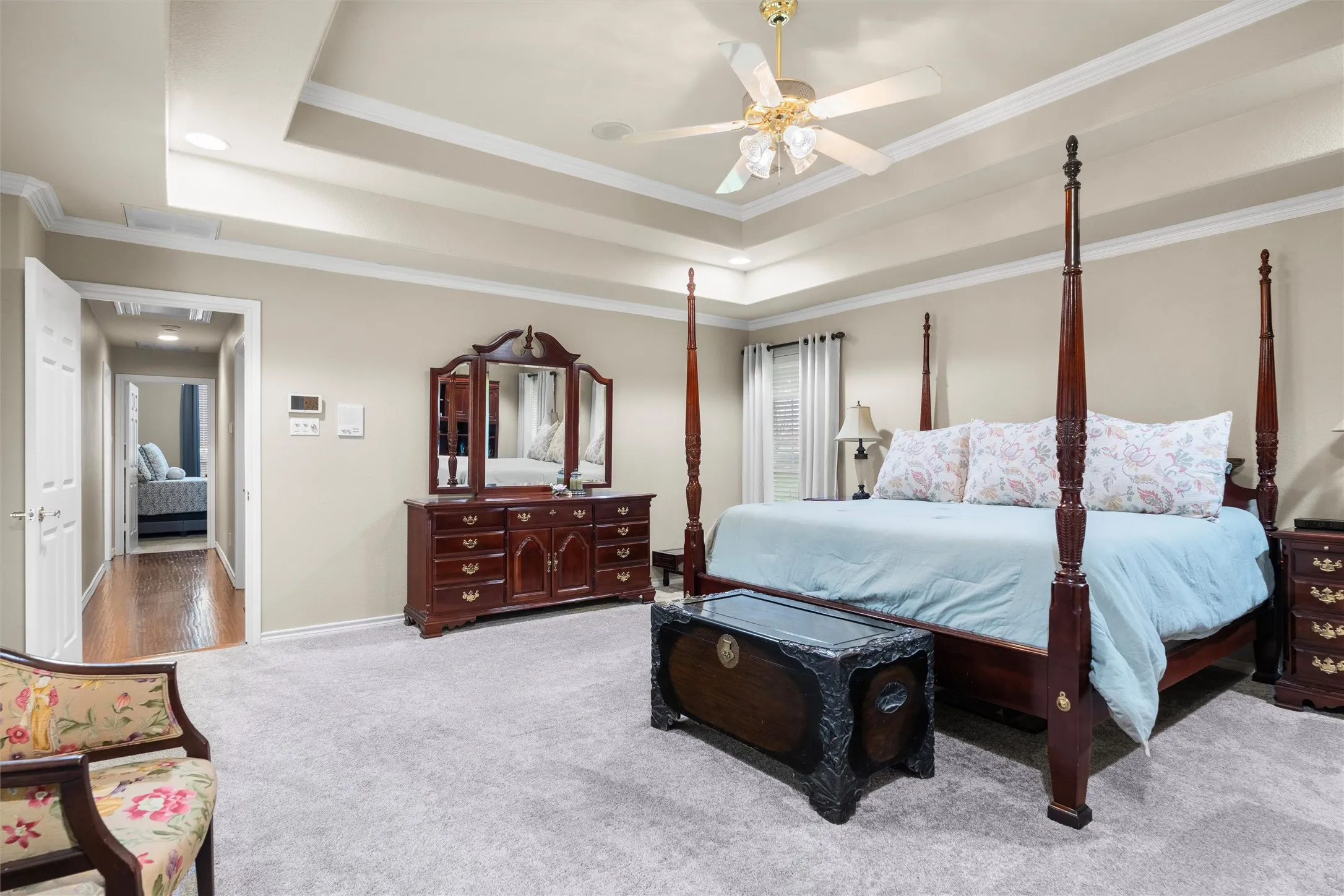 Massive primary bedroom