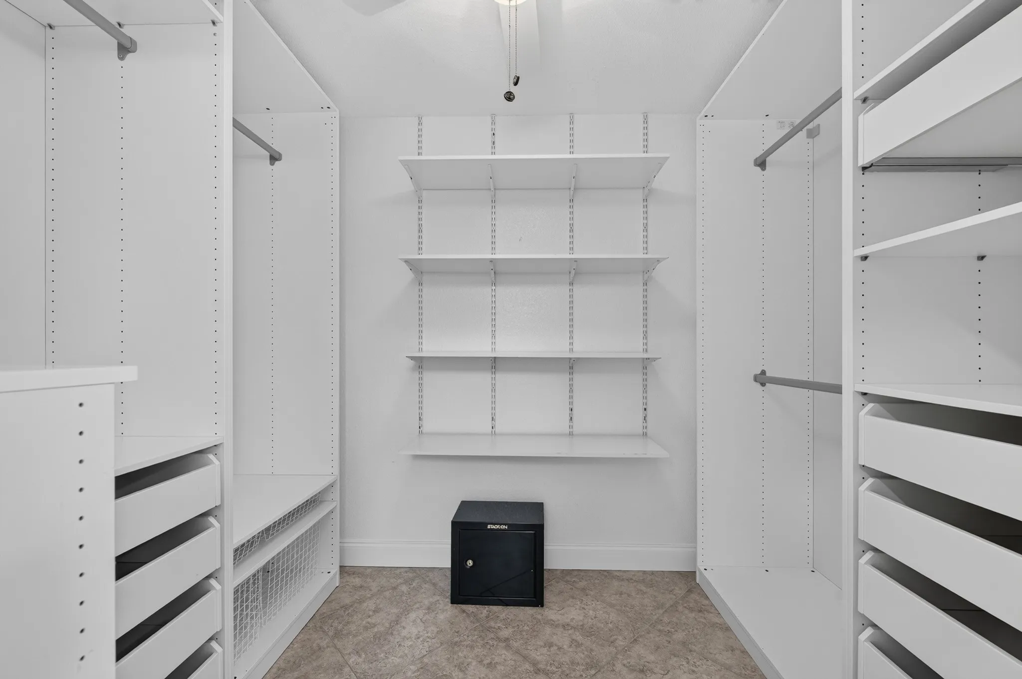 Custom Shelving installed
