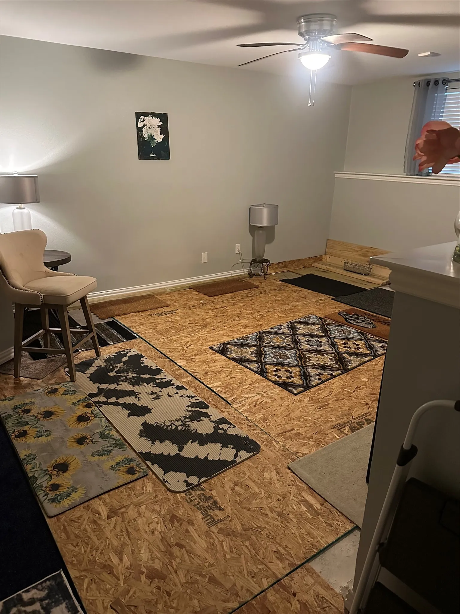 Media room or bedroom, choose flooring