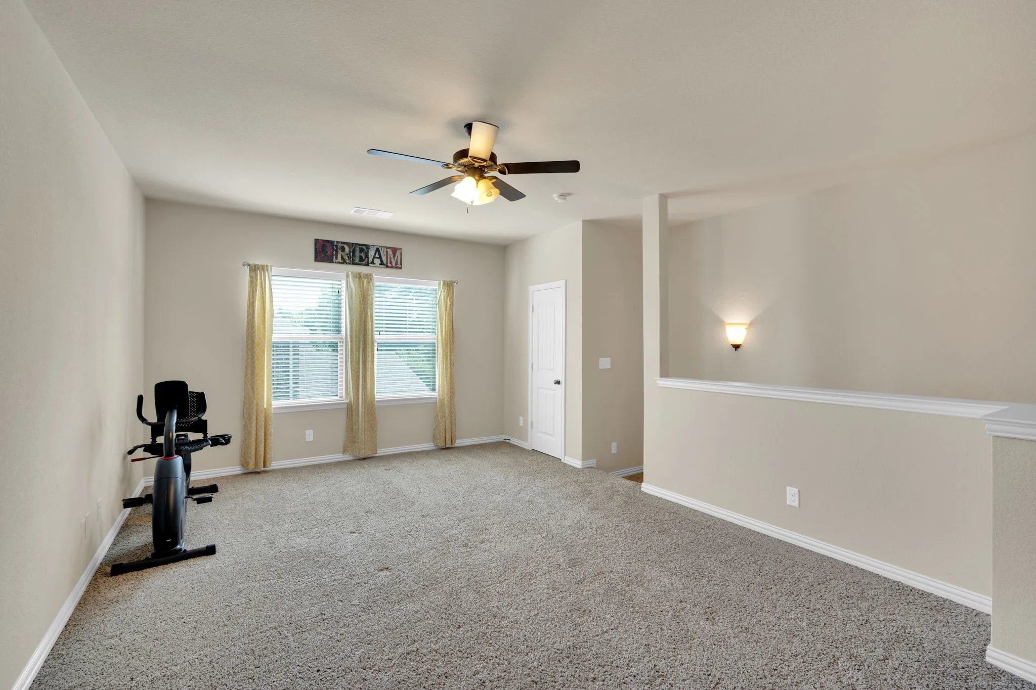 Second floor living room. This floor offers a second living room, one bedroom and a private full bathroom.