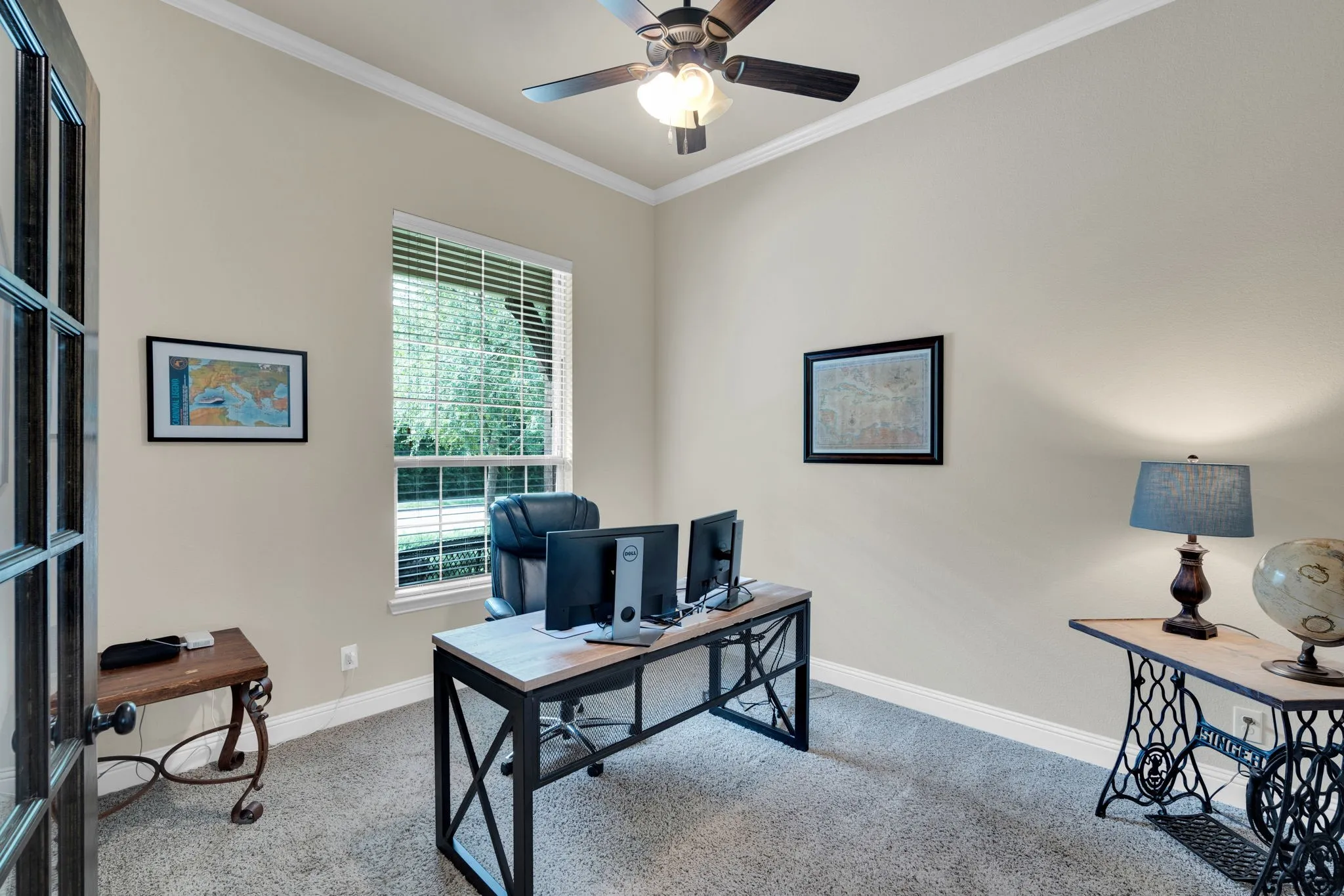 First floor office, study or 5th bedroom if needed. This room has a large closet that is excellent for additional storage.