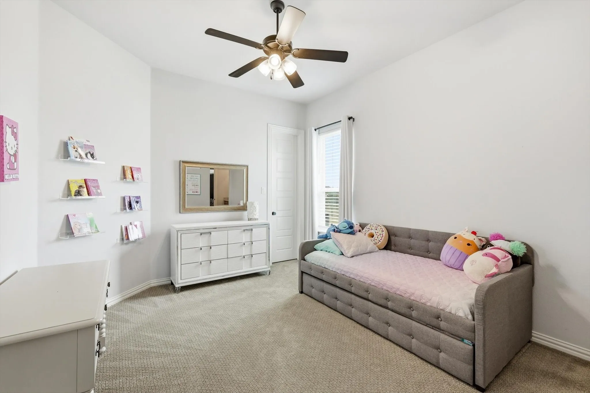 Room featuring neutral carpeting and light-colored walls