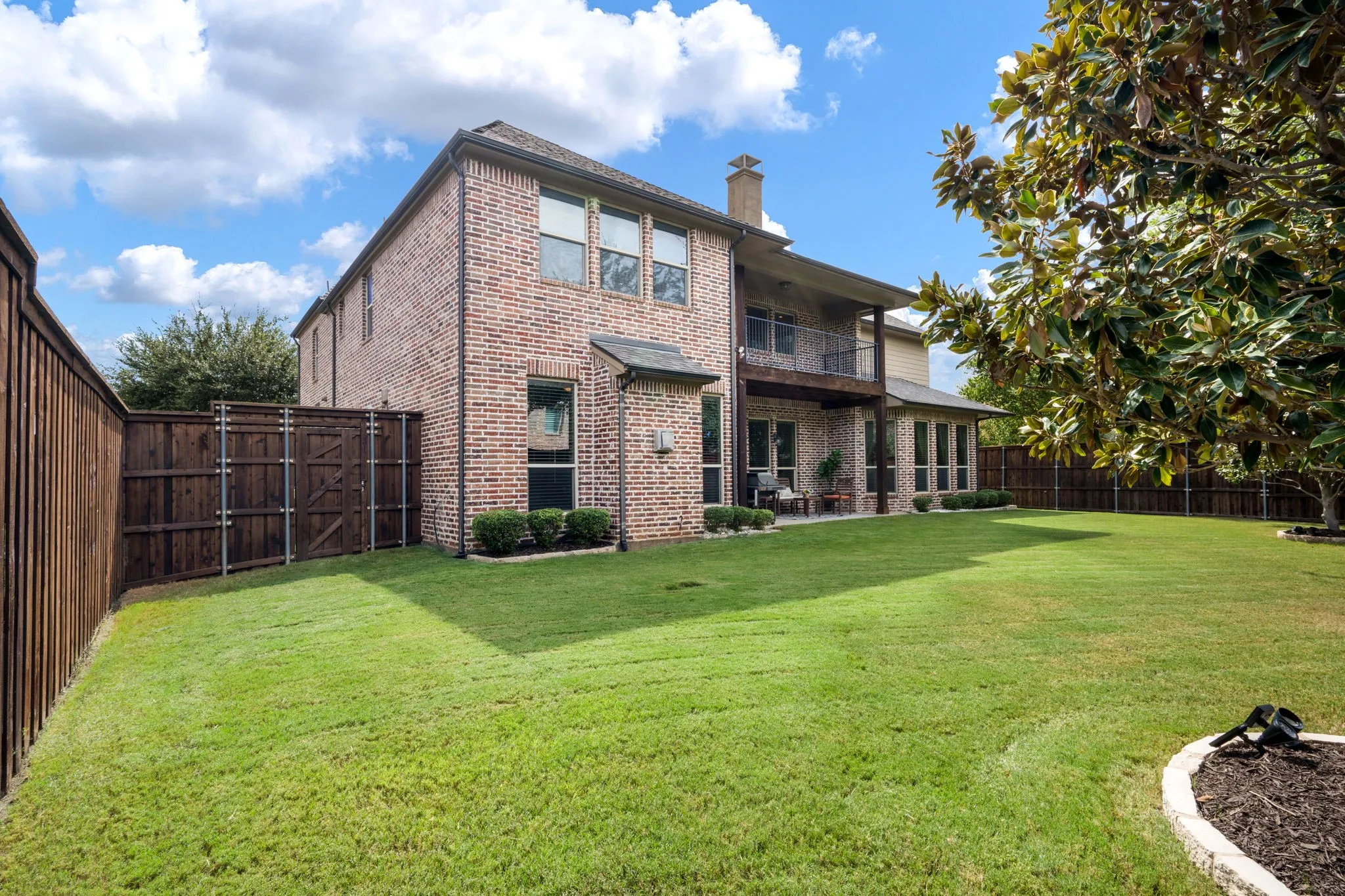 Brick exterior with multiple windows