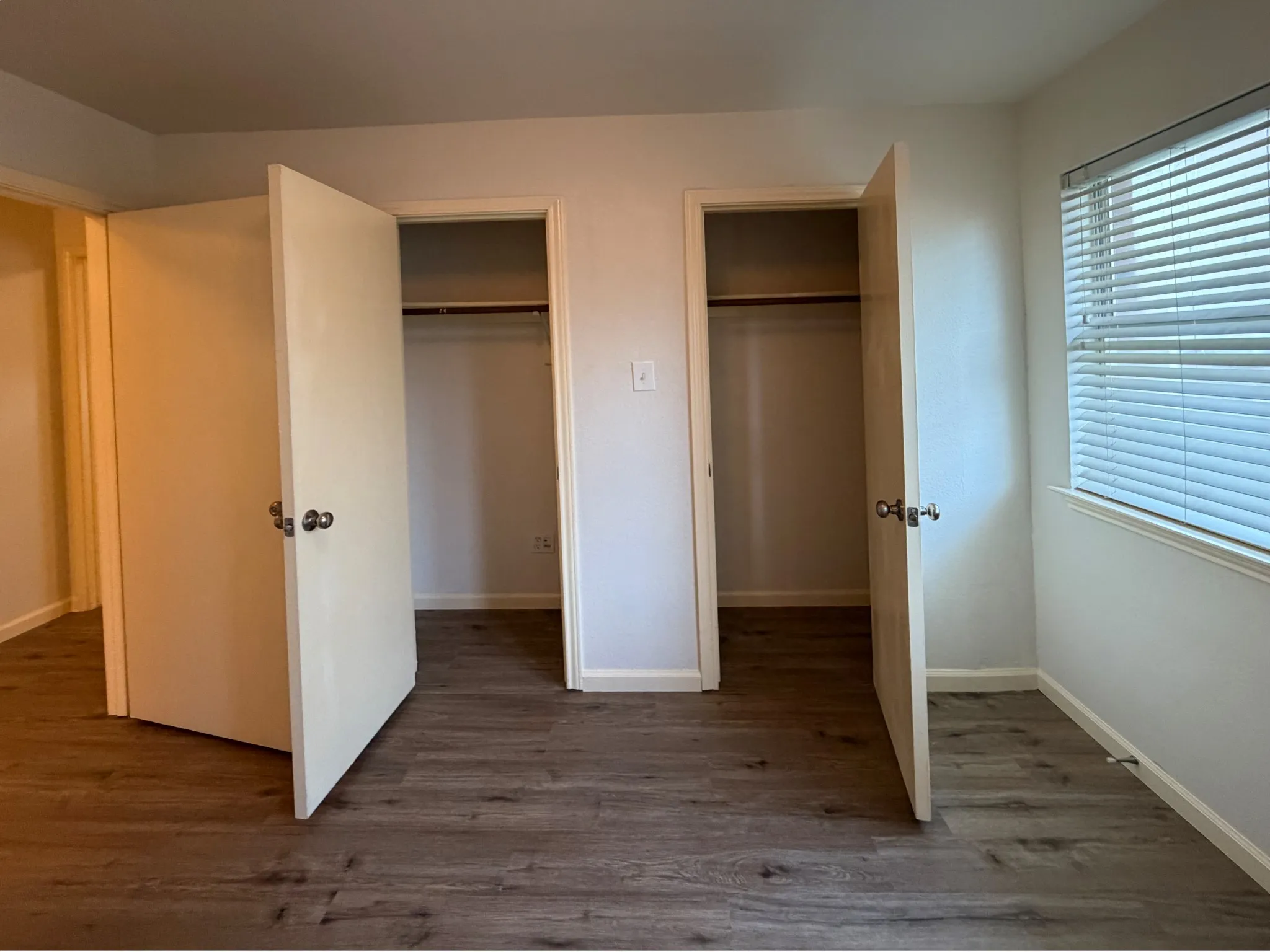Plenty of closet area