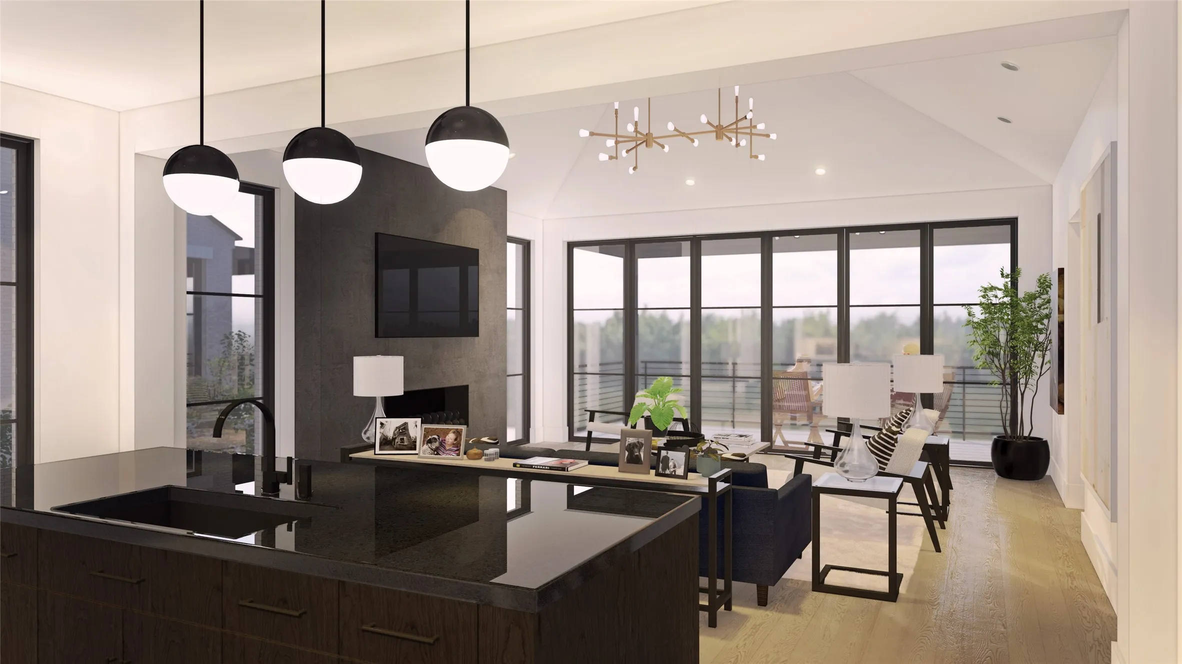 Architect rendering-Villa Five is under construction