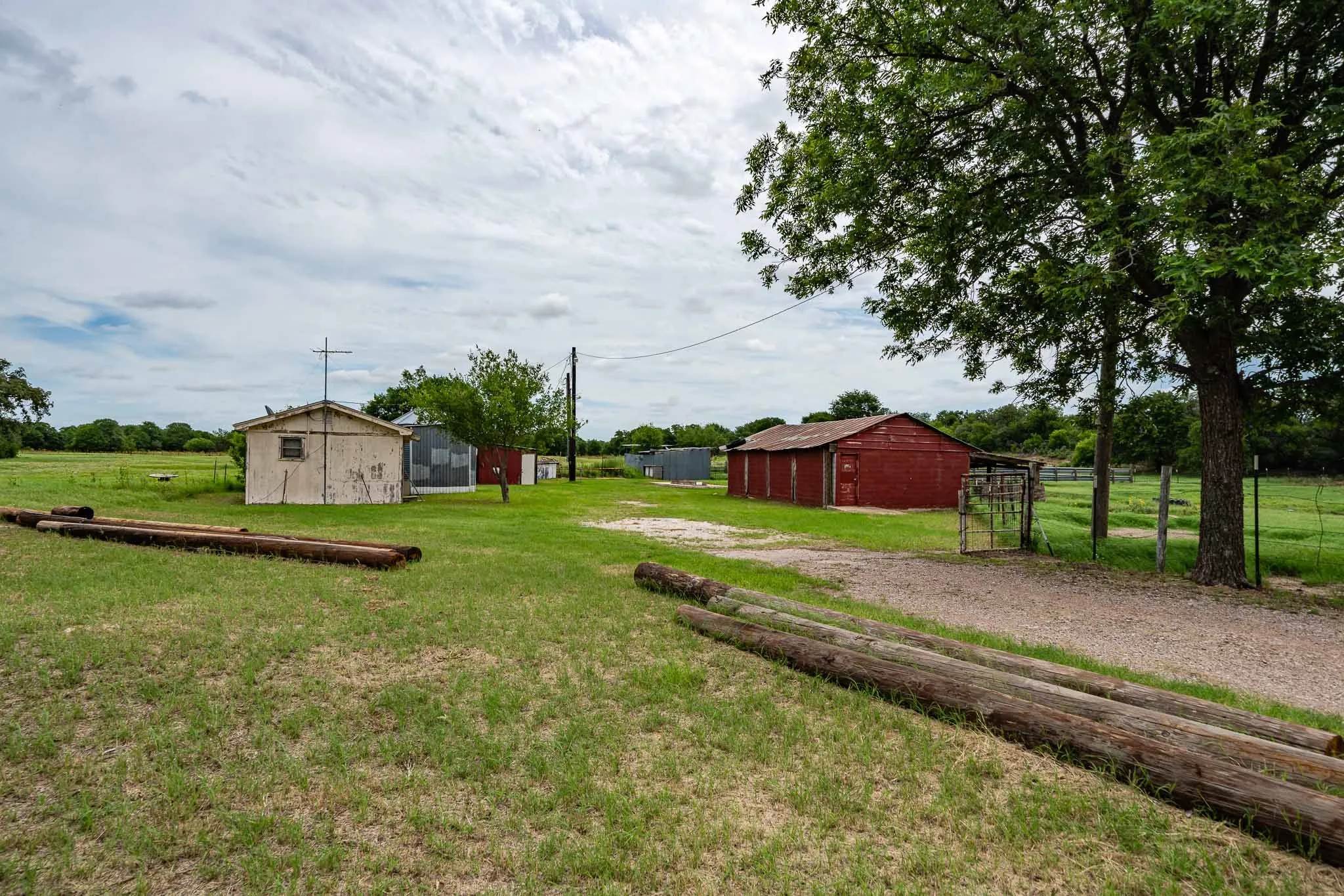 barn and outbuildings