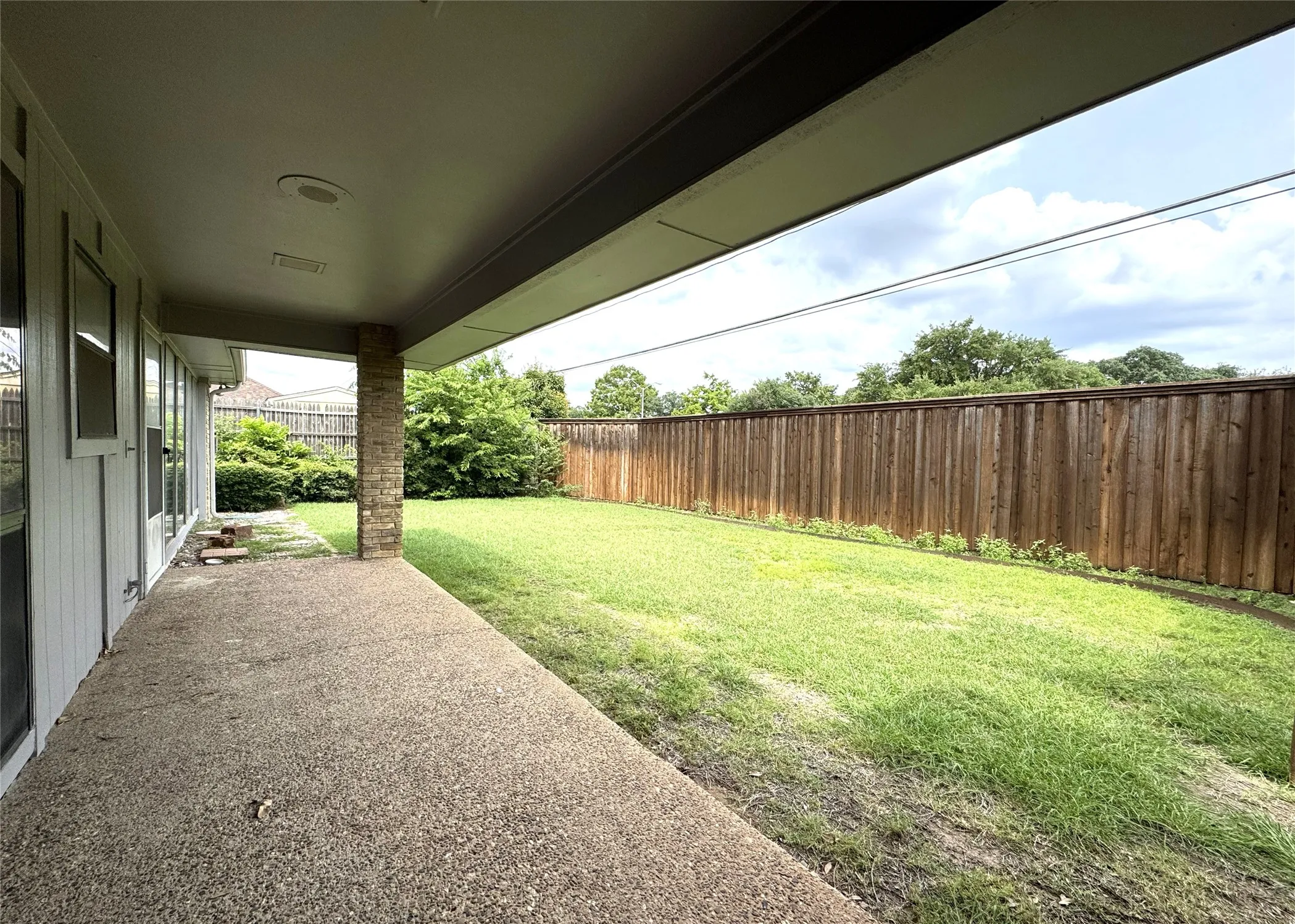 Covered Patio at Backyard