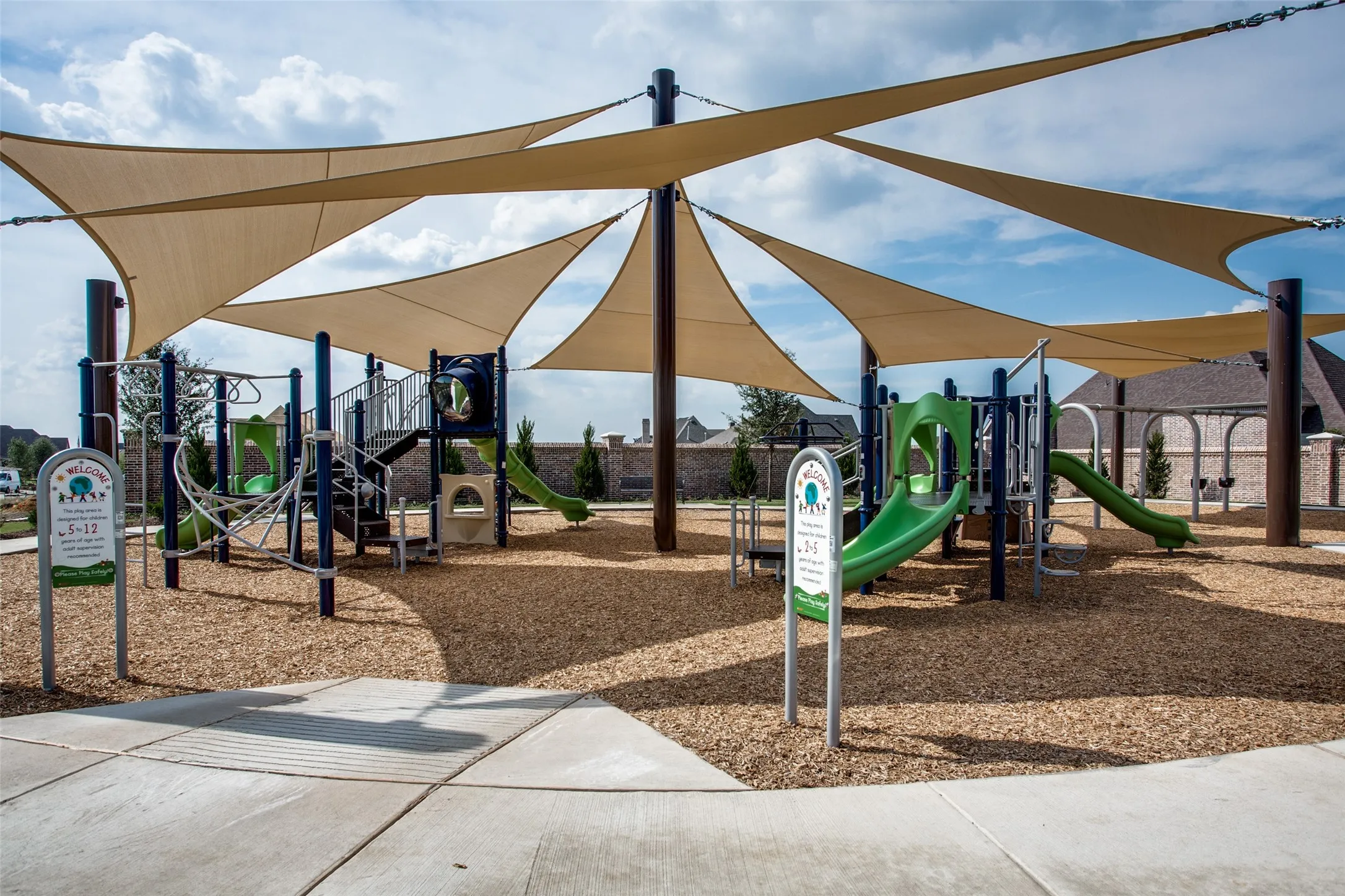 Younger residents will find the Newman Village playground exciting.  In addition to the amenities at the Swim and Racquet Club, the neighborhood offers hiking trails and other open areas providing endless opportunities for owners to enjoy the outdoors.