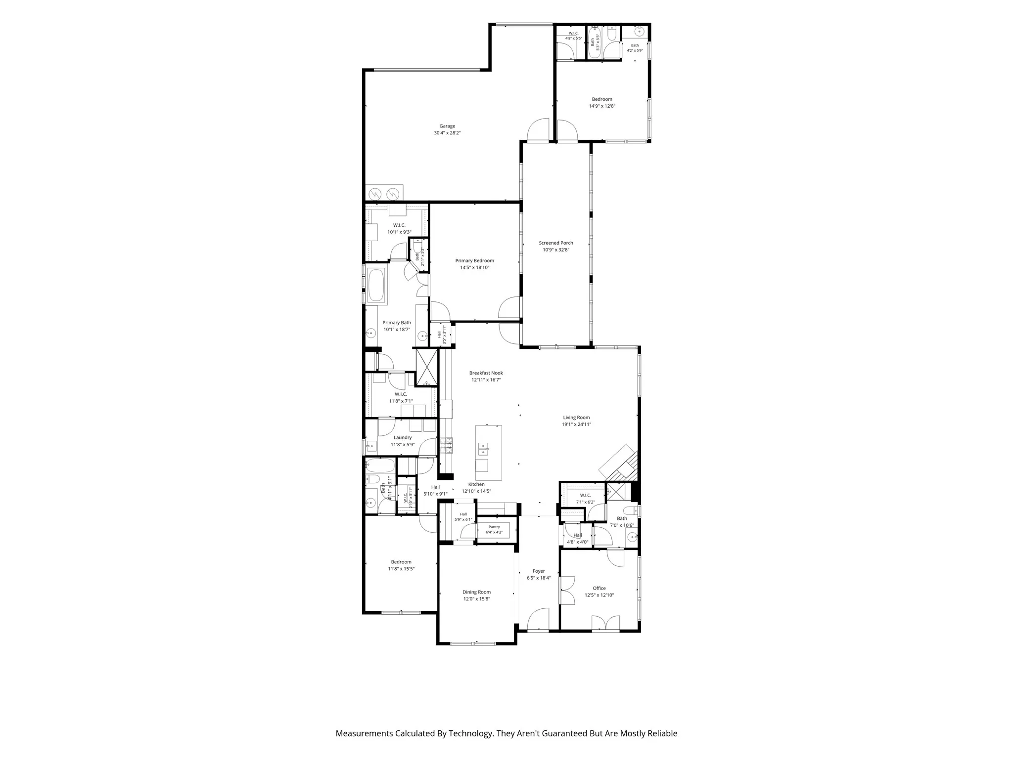 This floorplan is furnished to potential buyers to provide a perspective of the layout of the home. There is no guarantee that the rendering or the room measurements are completely accurate, but they have been done to the best of the vendor’s ability.