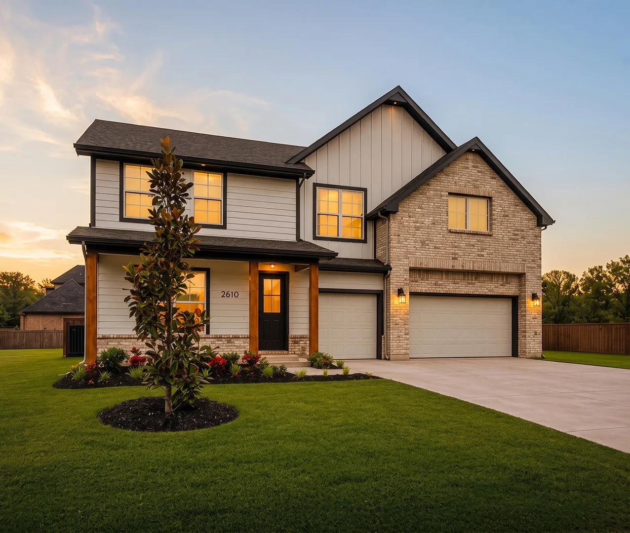 2610 Honor Ct early evening shot