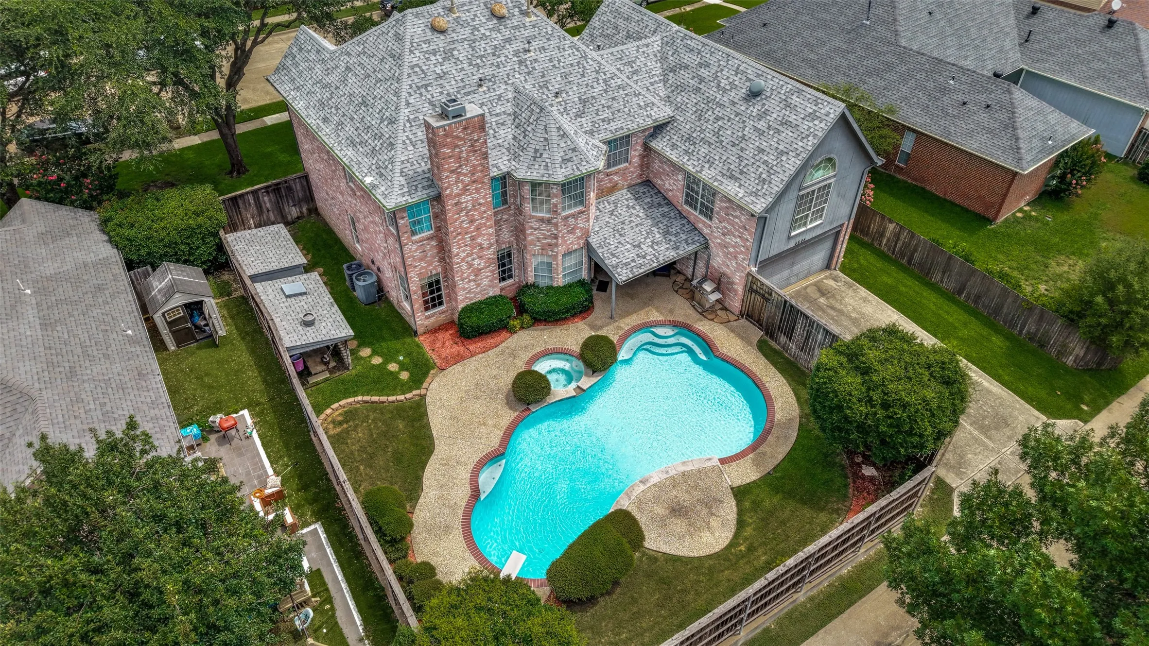 Aerial of home