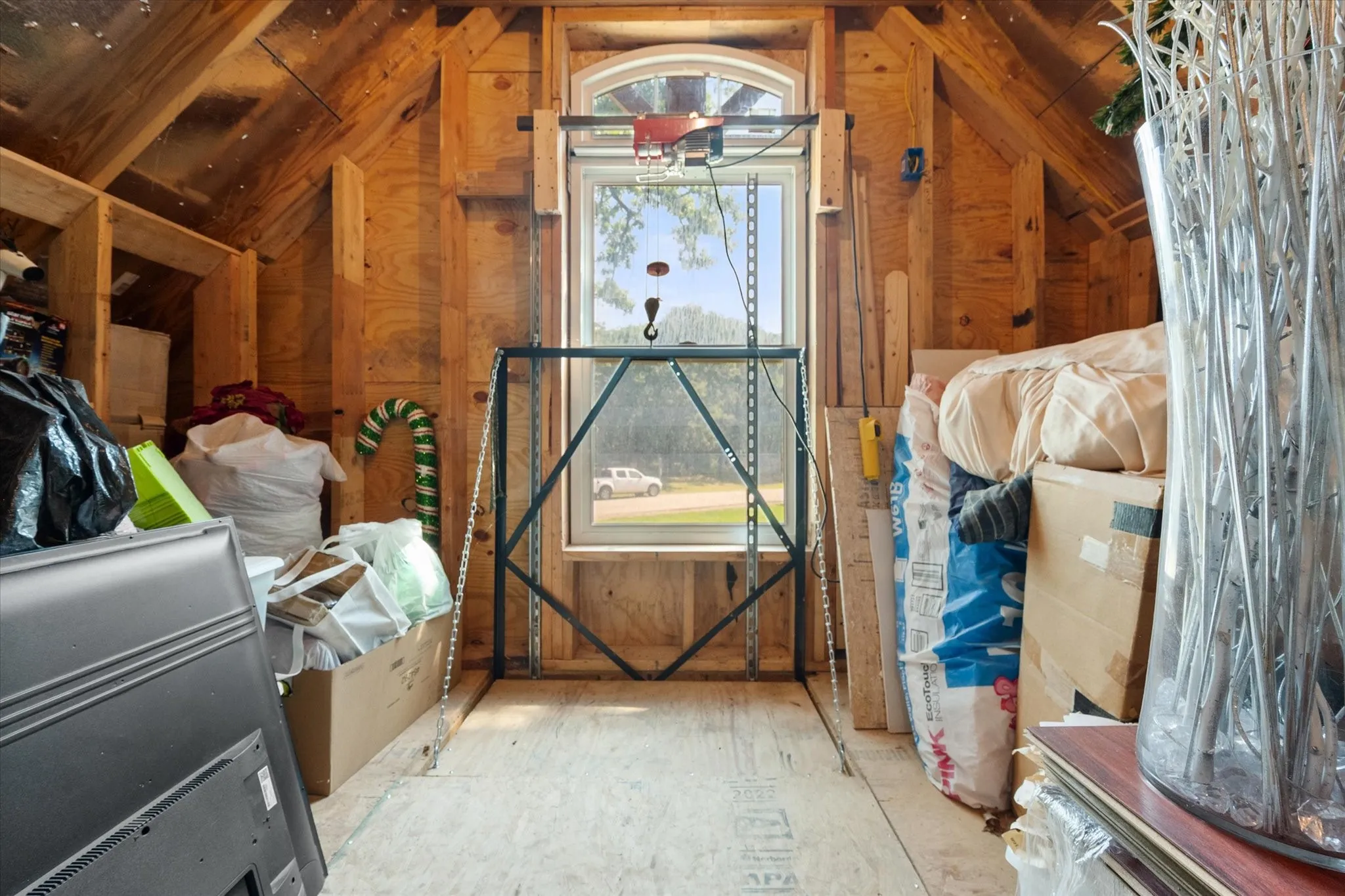 Attic with lift