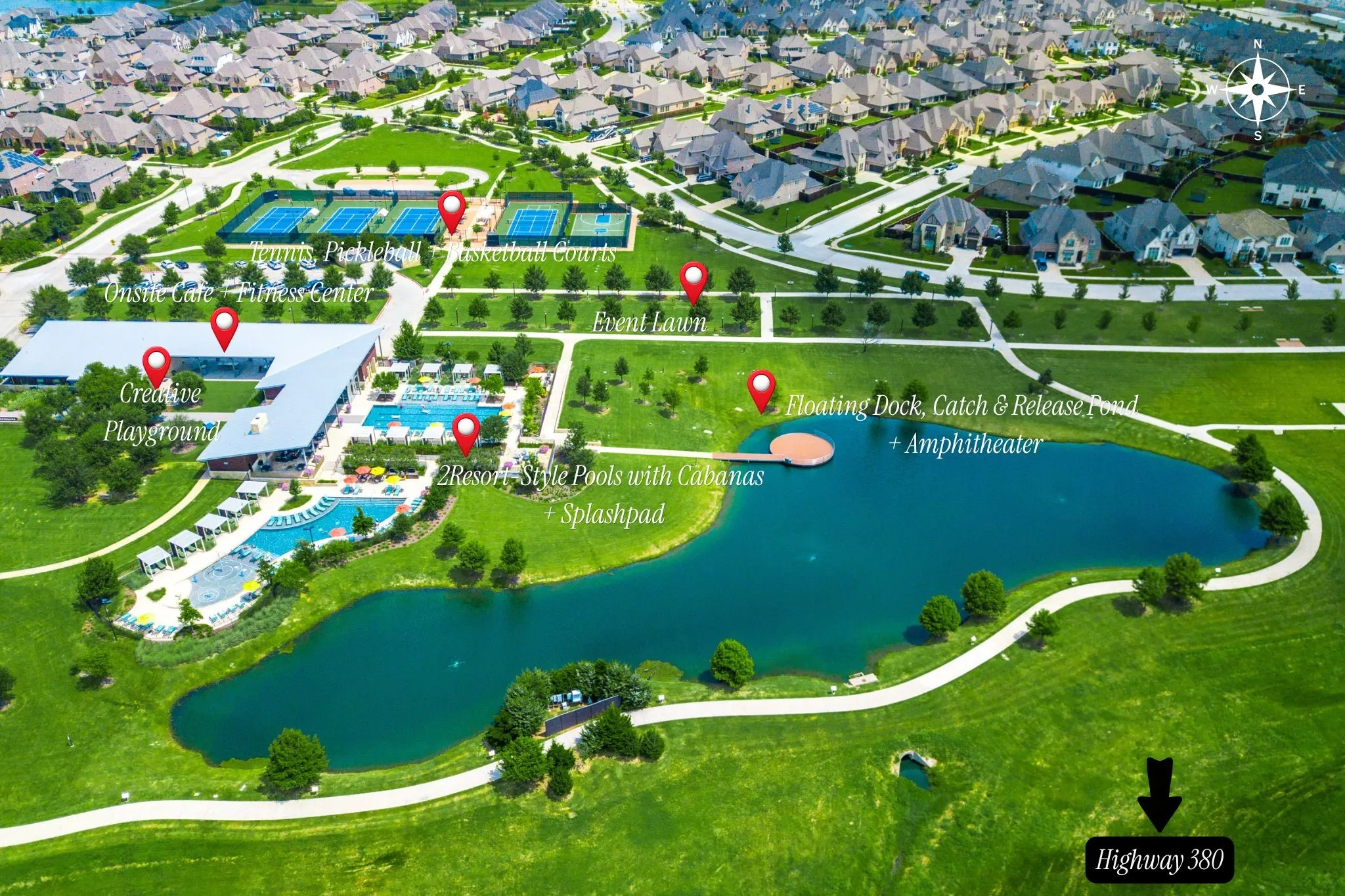 Fitness center, café, fishing dock, trails and exceptional amenities create an unmatched lifestyle.