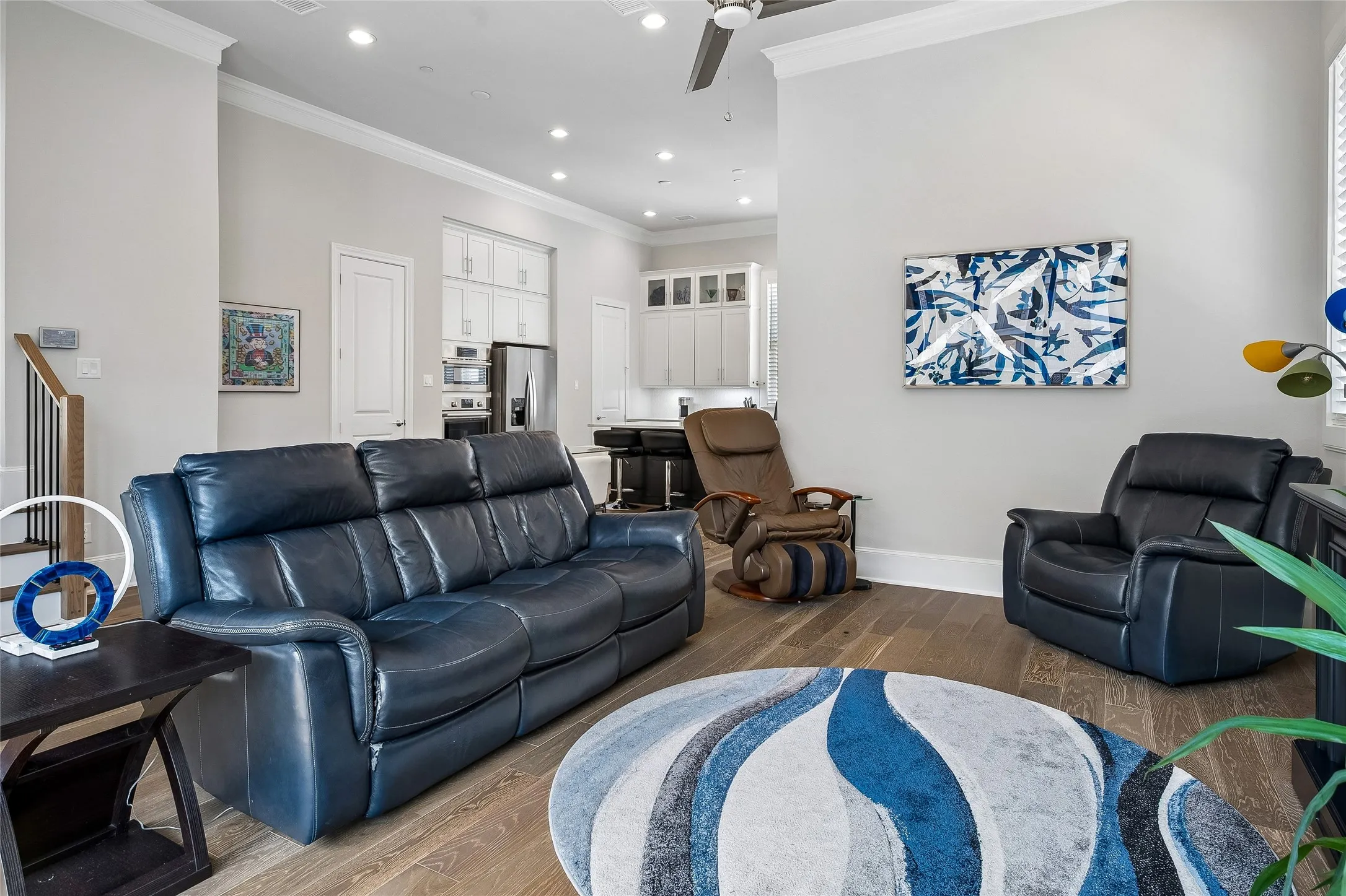 Enjoy open space in Family room open to Kitchen