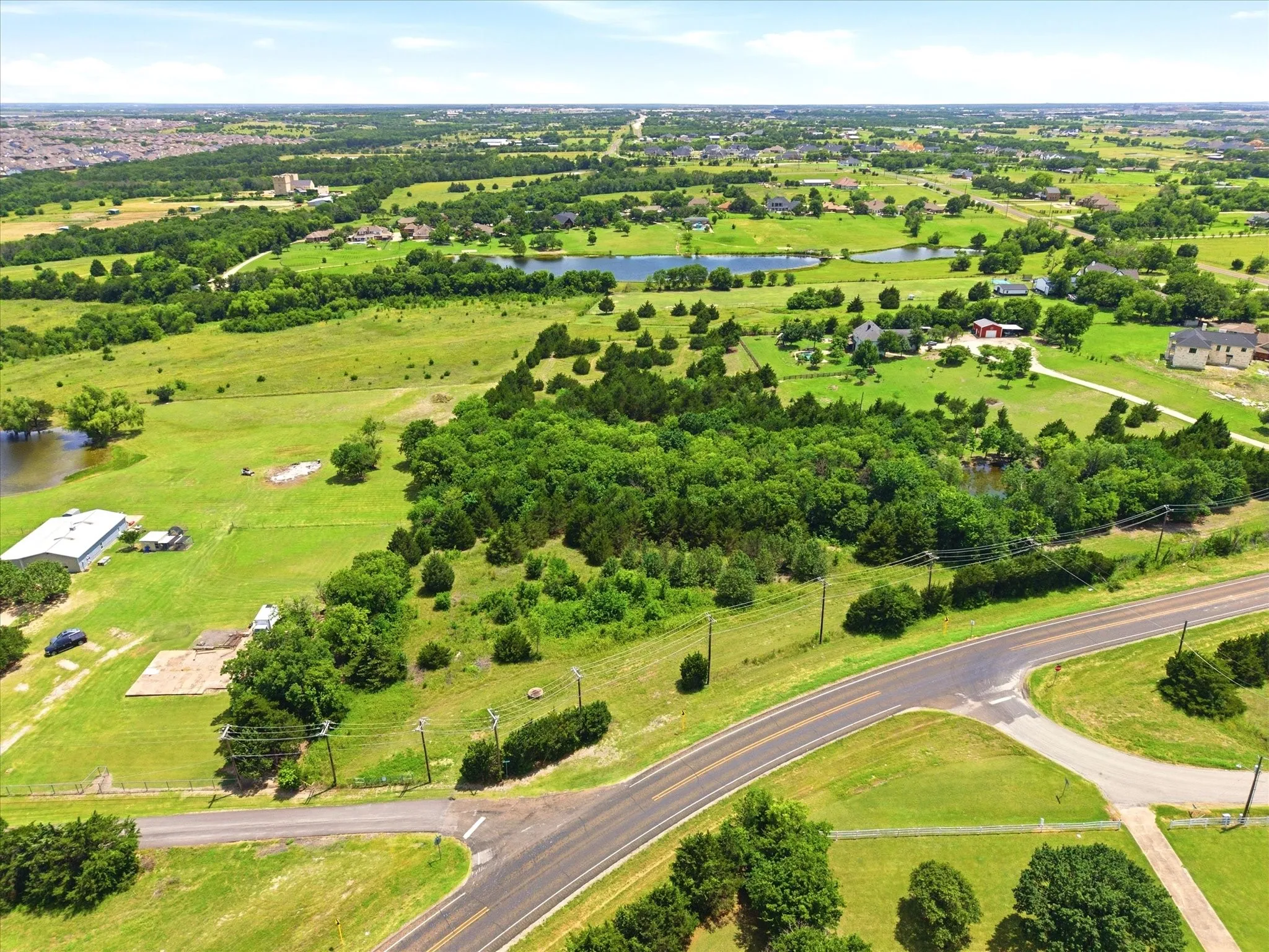 Enjoy town and country living here!