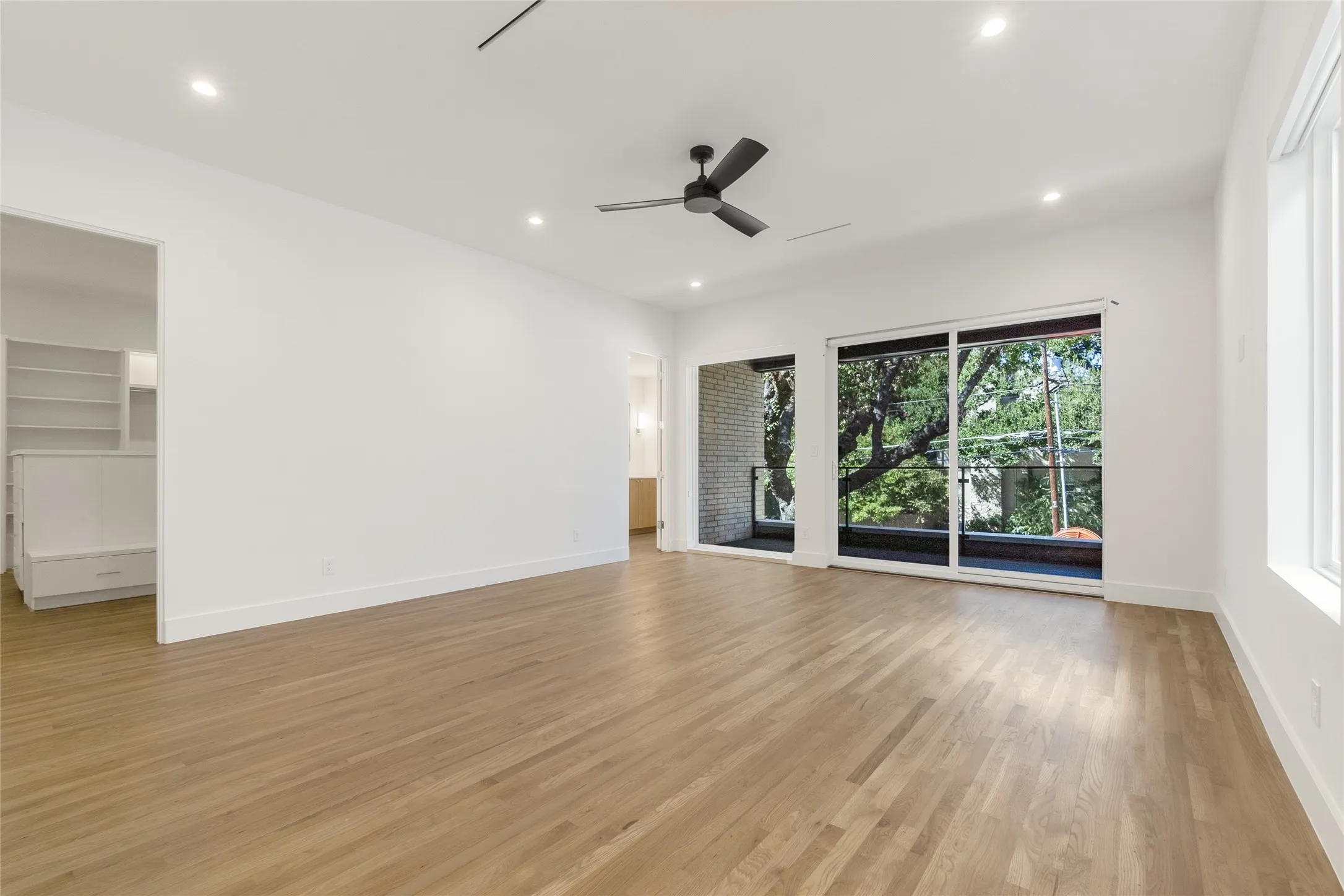 Primary suite with large balcony