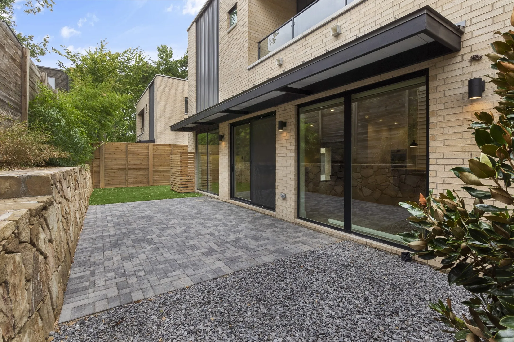 Large courtyard off the Living area, perfect for grilling!