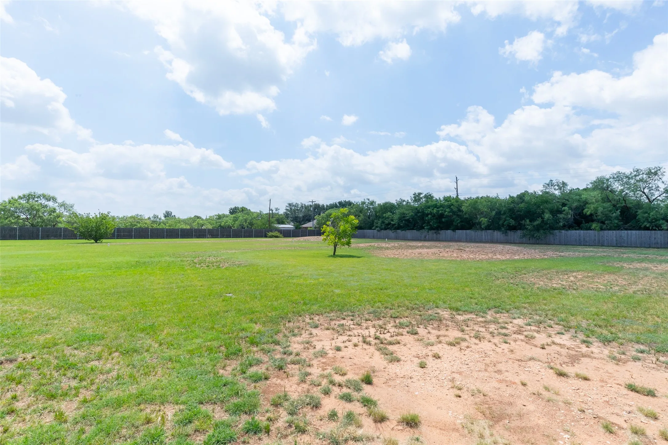 Back of acreage.